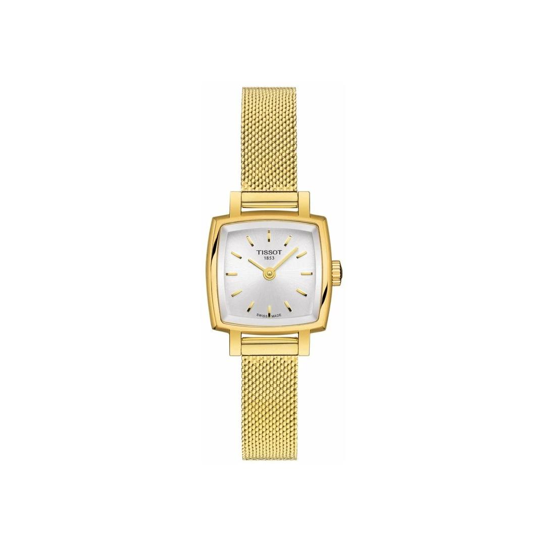 Montre Tissot Lovely Square cadran Argent bracelet Acier/PVD T058.109.33.031.00
