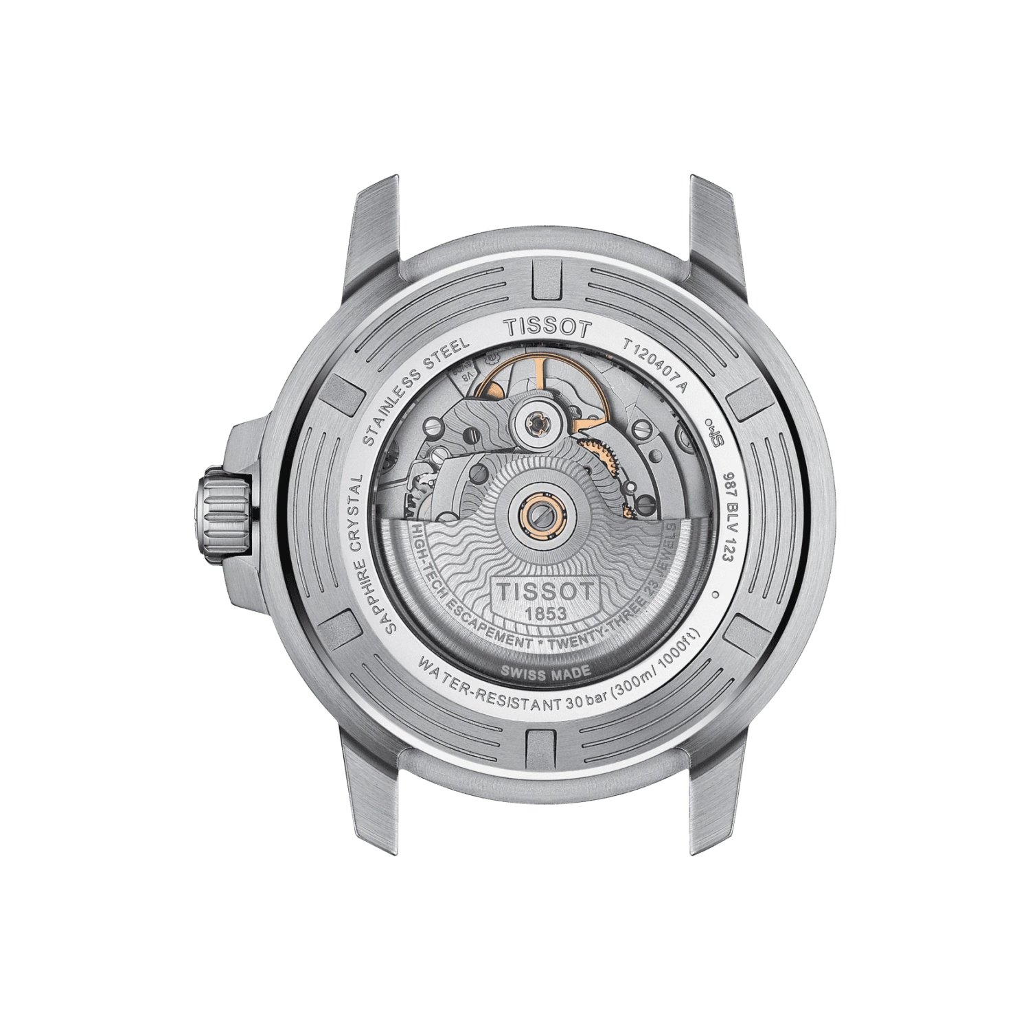 Montre Tissot Seastar 1000 Powermatic 80 cadran Bleu bracelet Acier T120.407.11.041.03