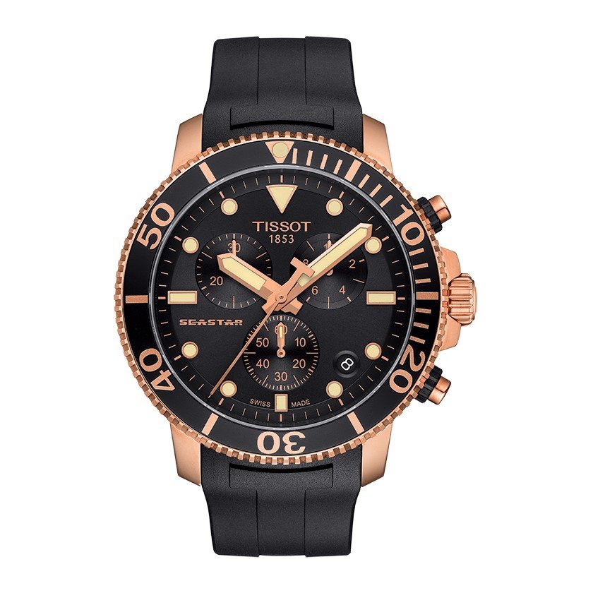 Montre Tissot Seastar 1000 Chronograph bracelet Caoutchouc T120.417.37.051.00