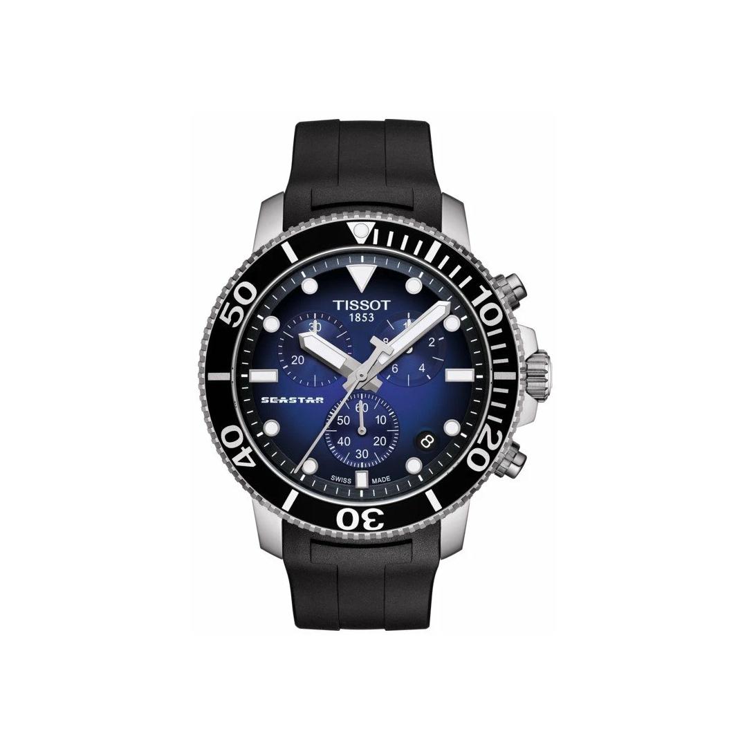 Montre Tissot Seastar 1000 Chronograph bracelet Caoutchouc T120.417.17.041.00