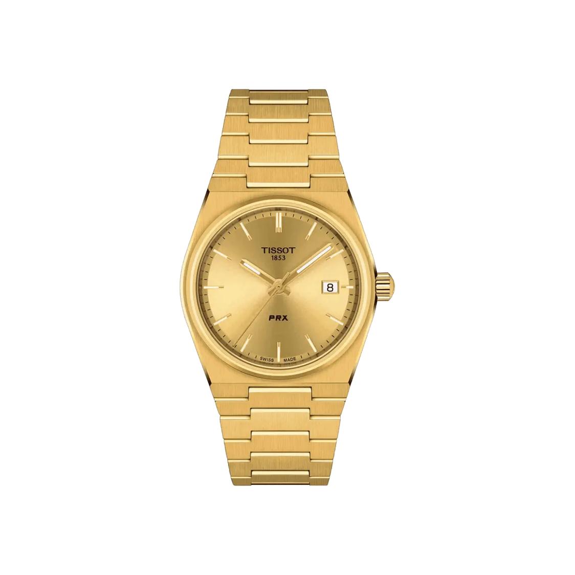Montre Tissot PRX 35mm bracelet Métal doré T137.210.33.021.00