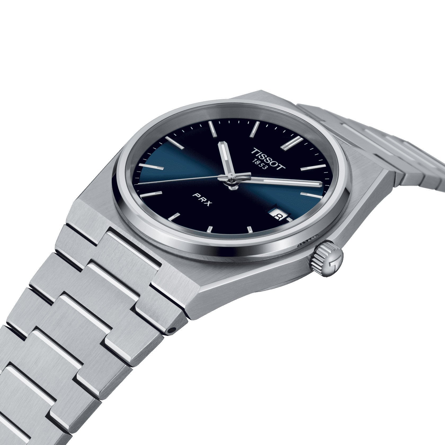 Montre Tissot PRX Quartz 40mm cadran Bleu bracelet Acier T137.410.11.041.00