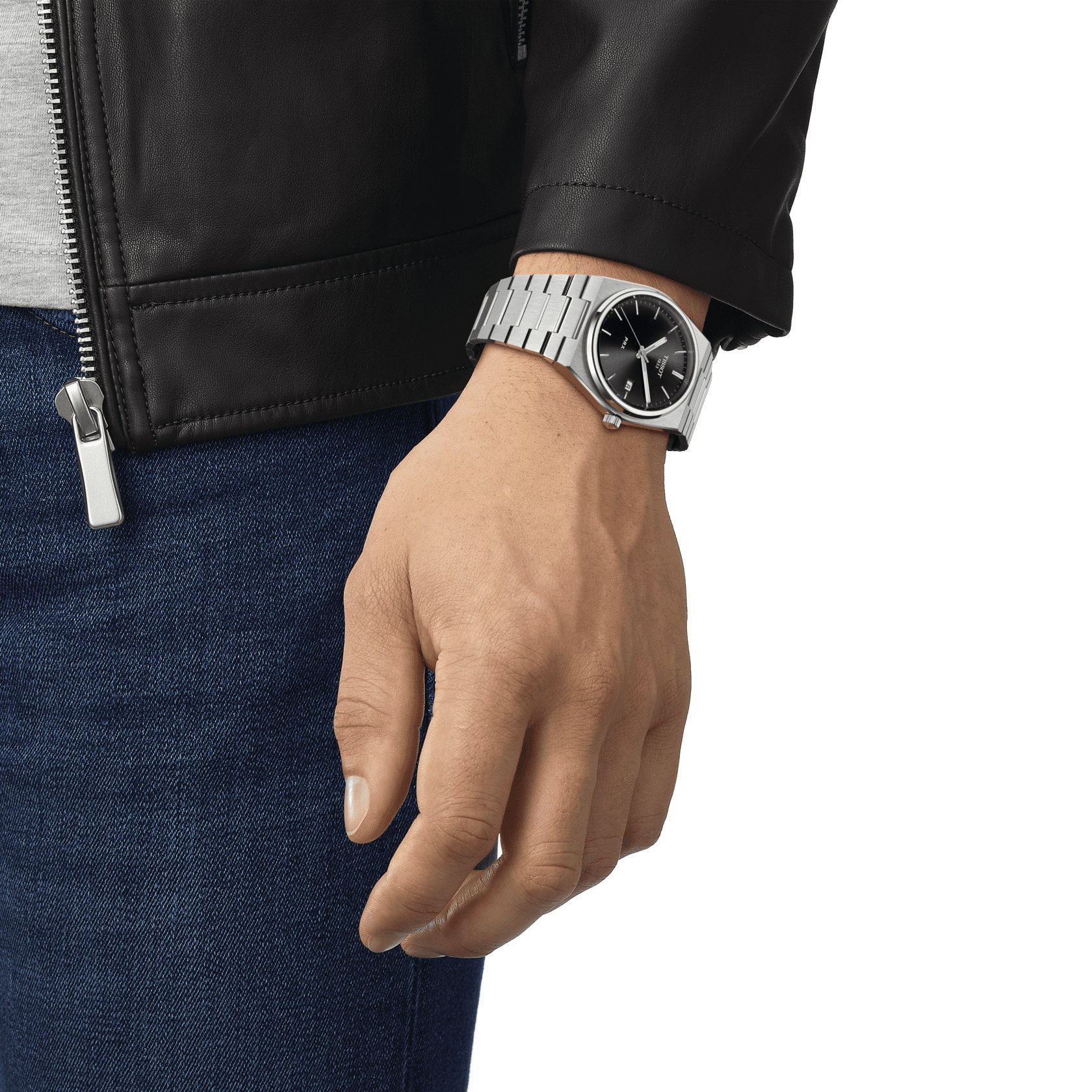 Montre Tissot PRX Quartz 40mm cadran Noir bracelet Acier T137.410.11.051.00
