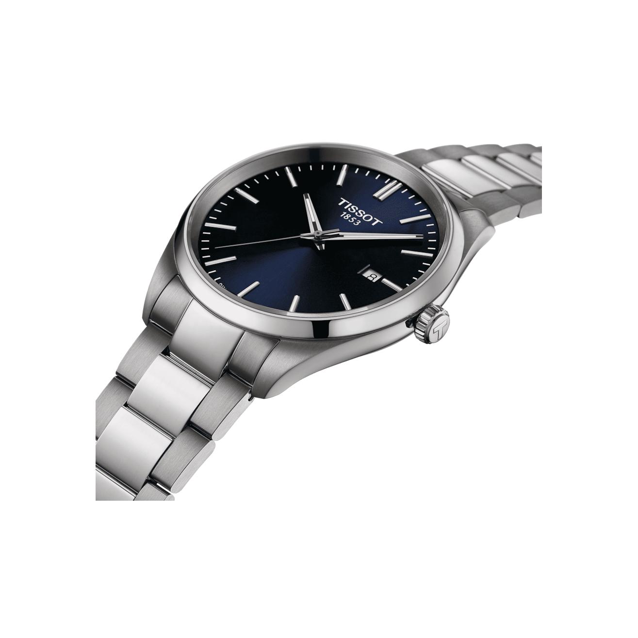 Montre Tissot PR 100 Quartz 40mm cadran Bleu nuit bracelet Acier T150.410.11.041.00