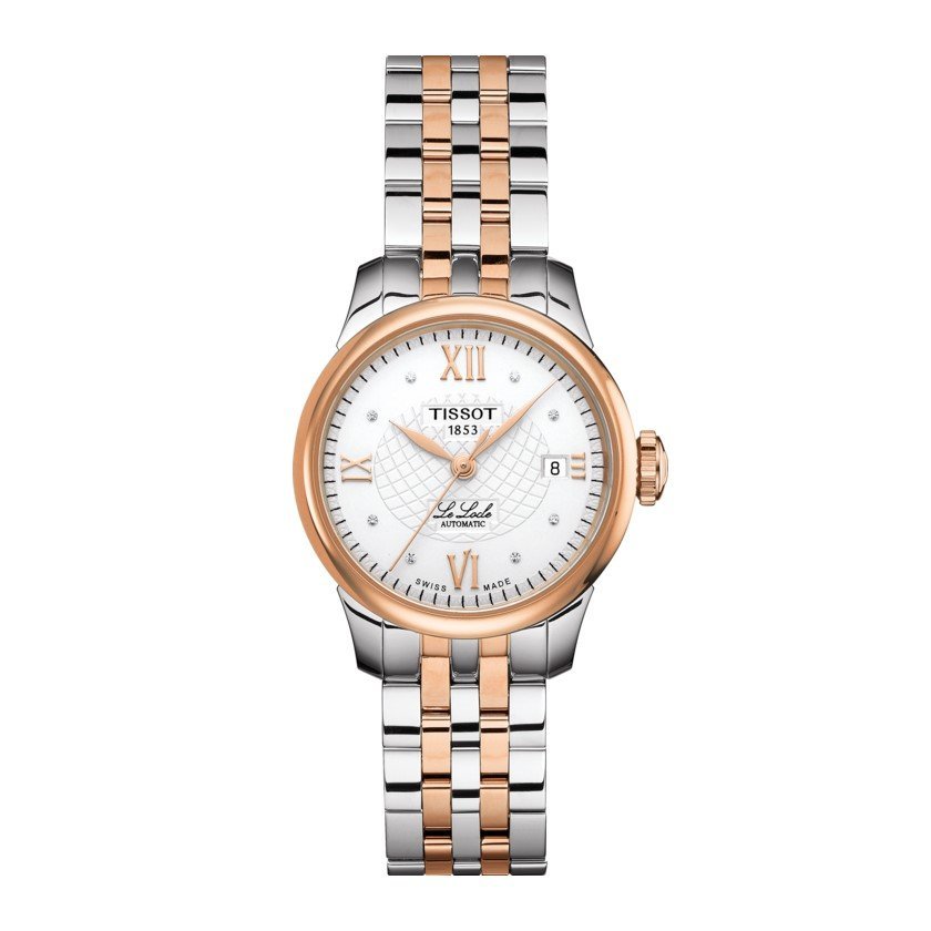 Montre Tissot Le Locle Automatic Lady bracelet Acier/Plaqué or rose T41.2.183.16