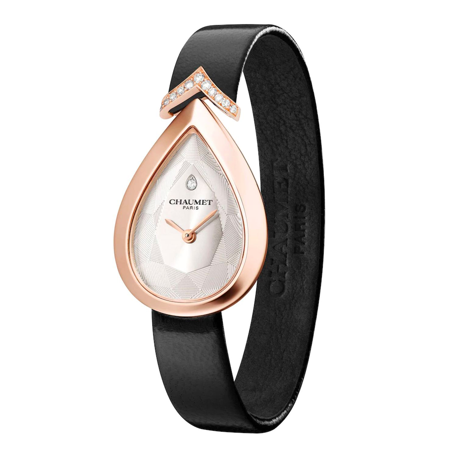 Montre Chaumet Joséphine Aigrette bracelet Cuir W84485-001