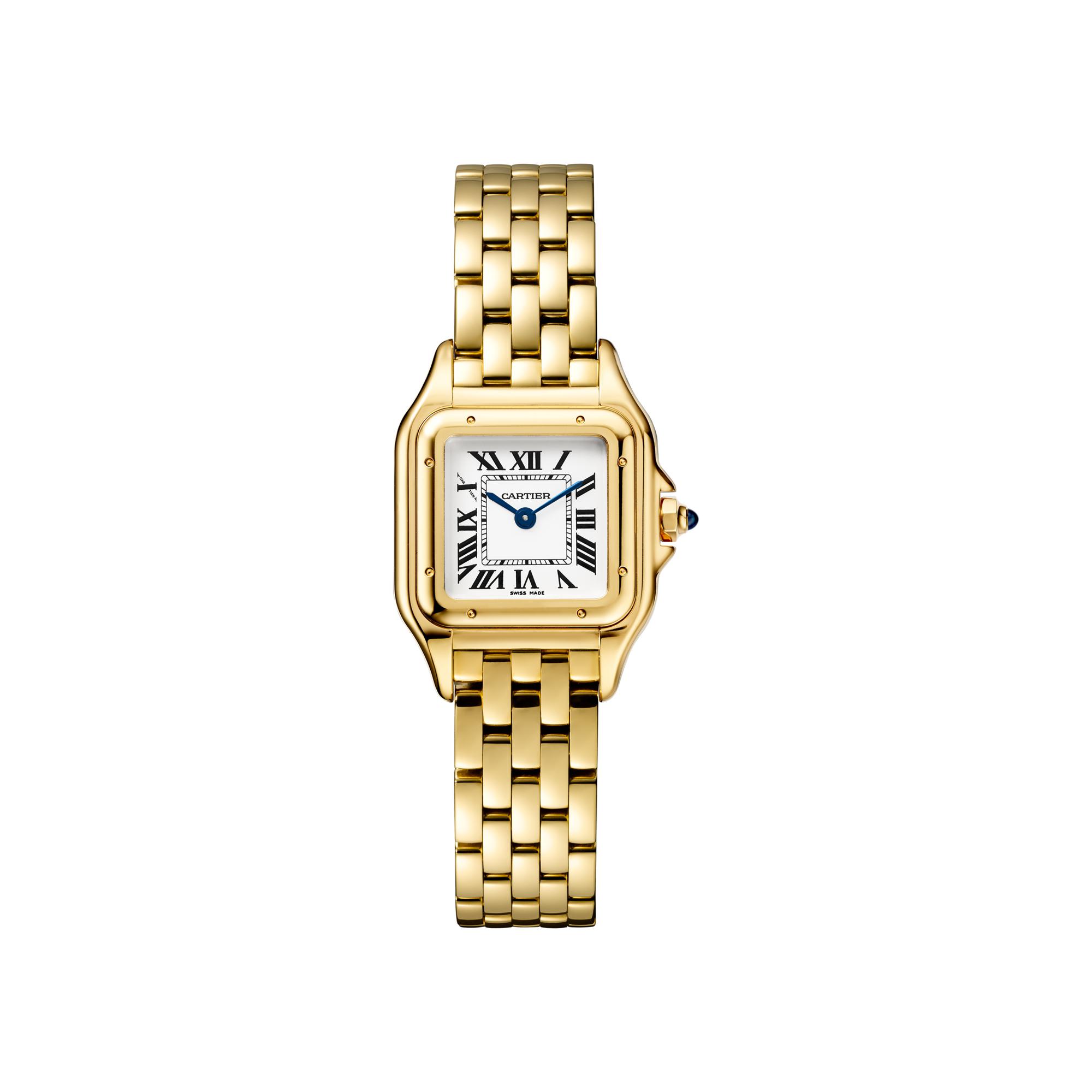Montre Panthère de Cartier Petit modèle, mouvement quartz, or jaune