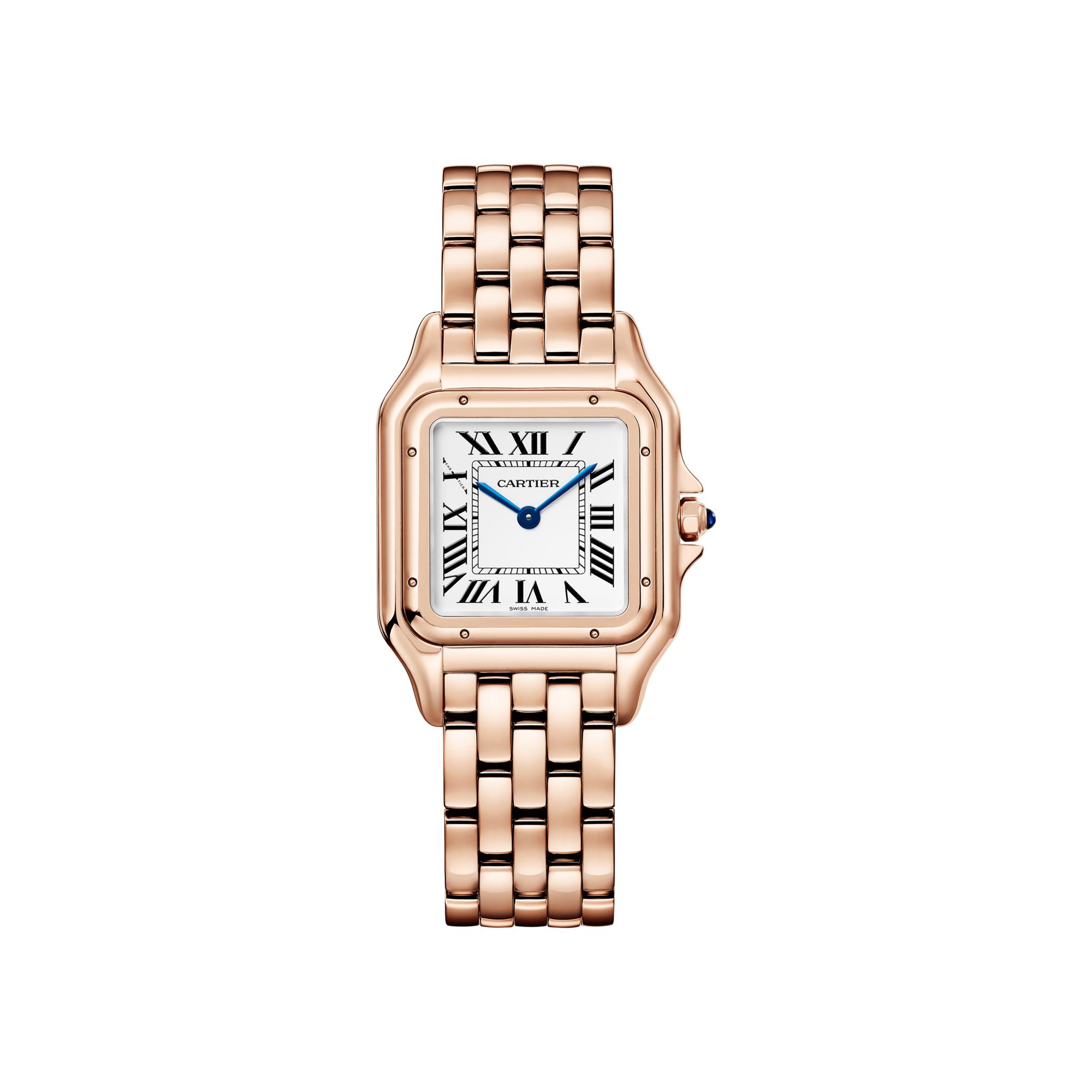 Montre Panthère de Cartier Moyen modèle, mouvement quartz, or rose