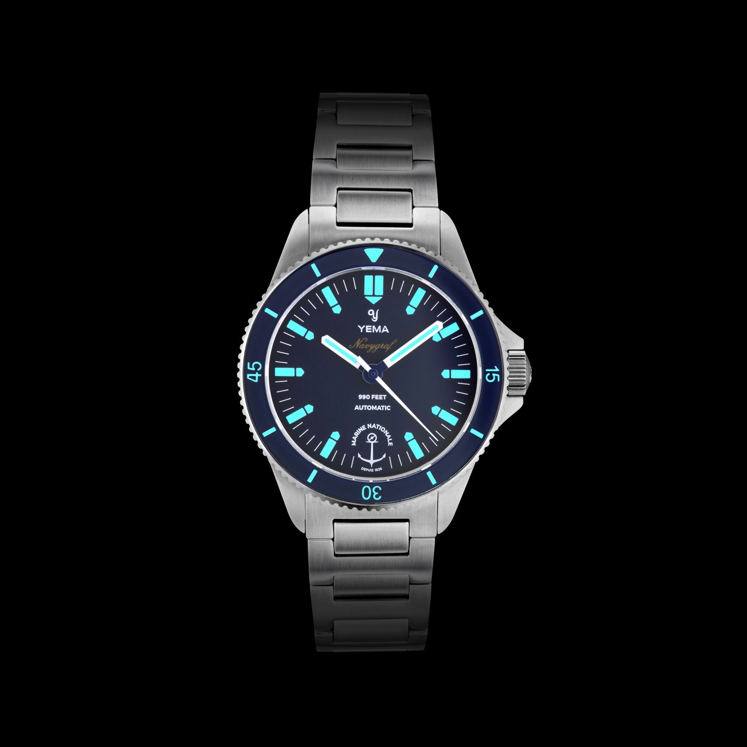 Achat Montre Yema Navygraf Marine Nationale YMN39-GMS