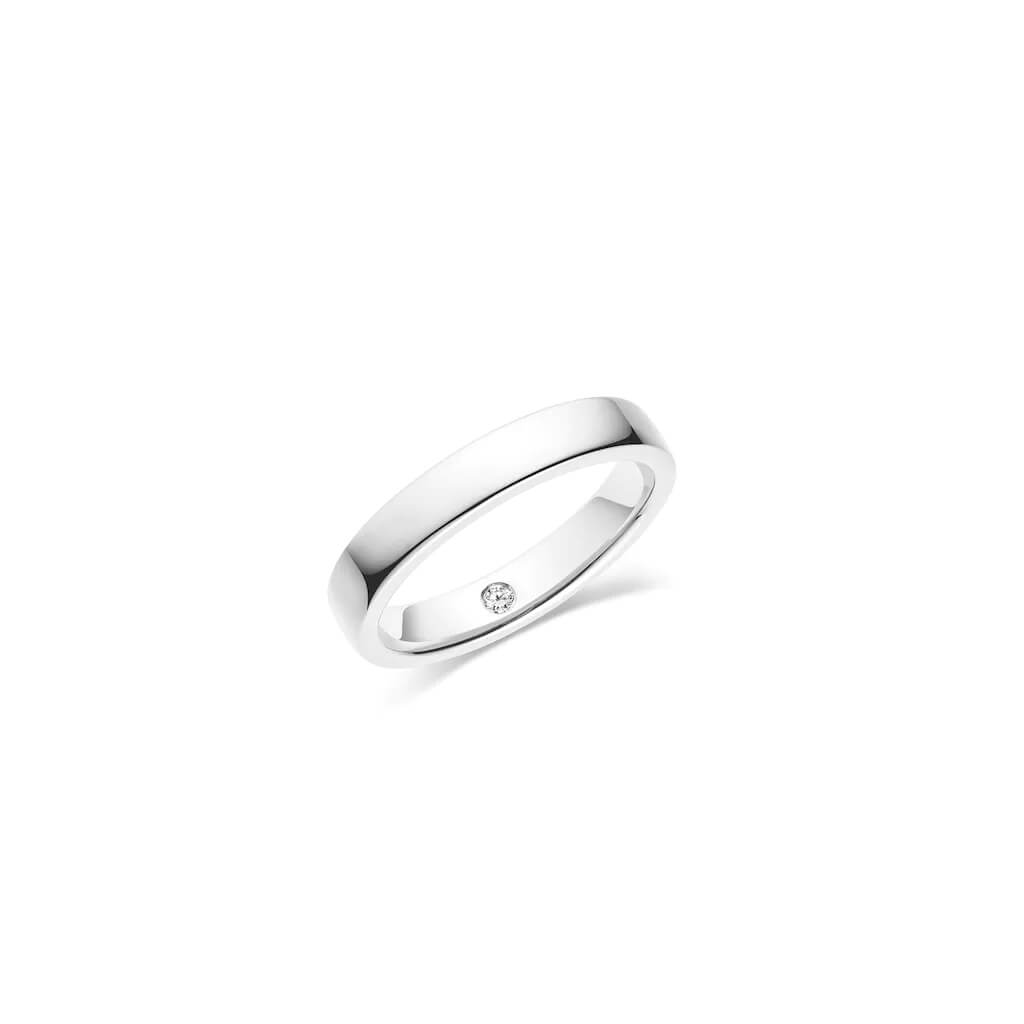 Alliance Chaumet Les Éternelles en platine et diamant
