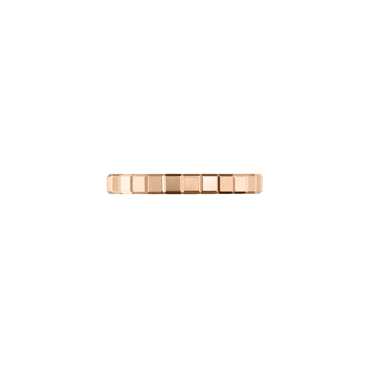 Bague Chopard Ice Cube en or rose, taille 61