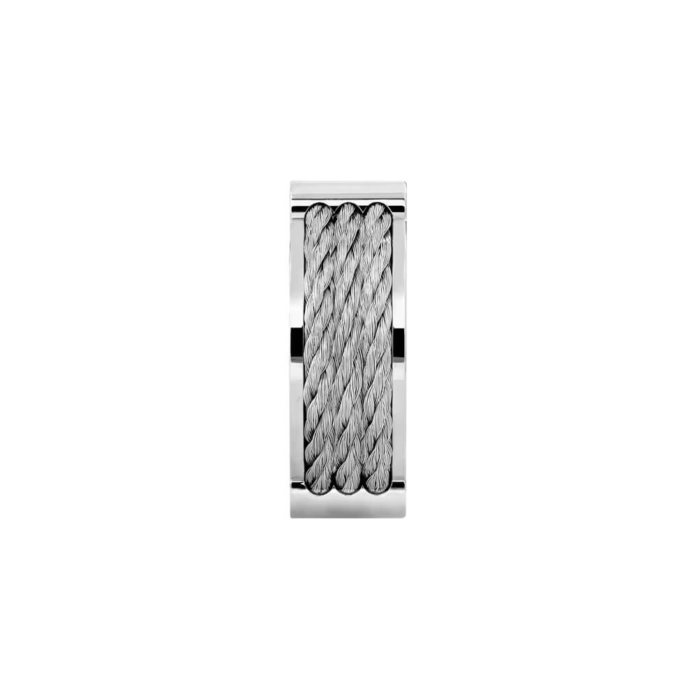 Bague FRED Force 10 Winch en or blanc et acier