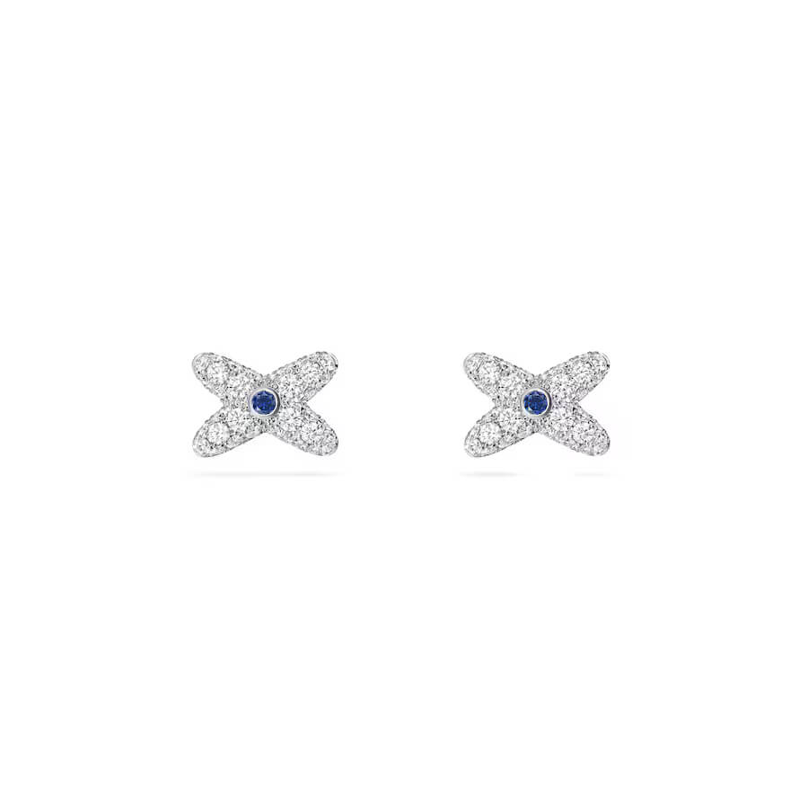 Boucles d'oreilles Chaumet Jeux de Liens en or blanc, saphirs et diamants