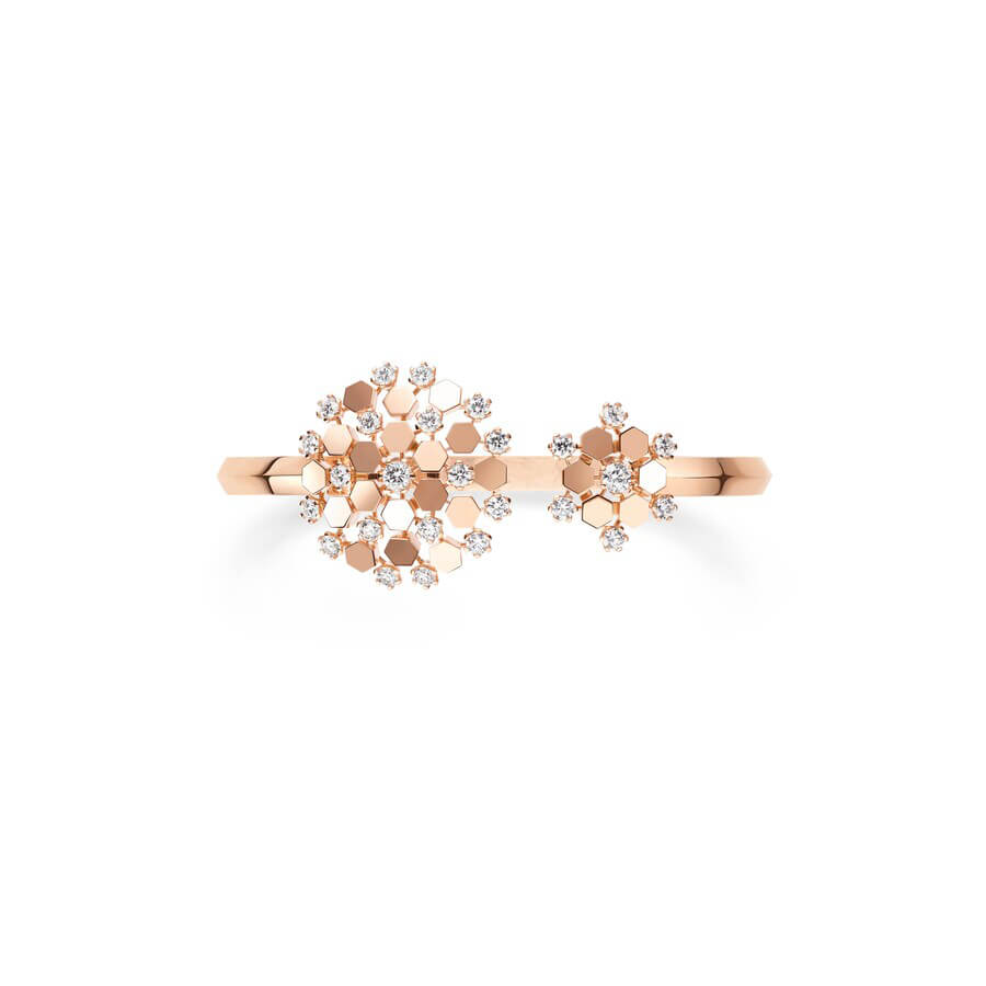 Bracelet Chaumet Bee de Chaumet en or rose et diamants