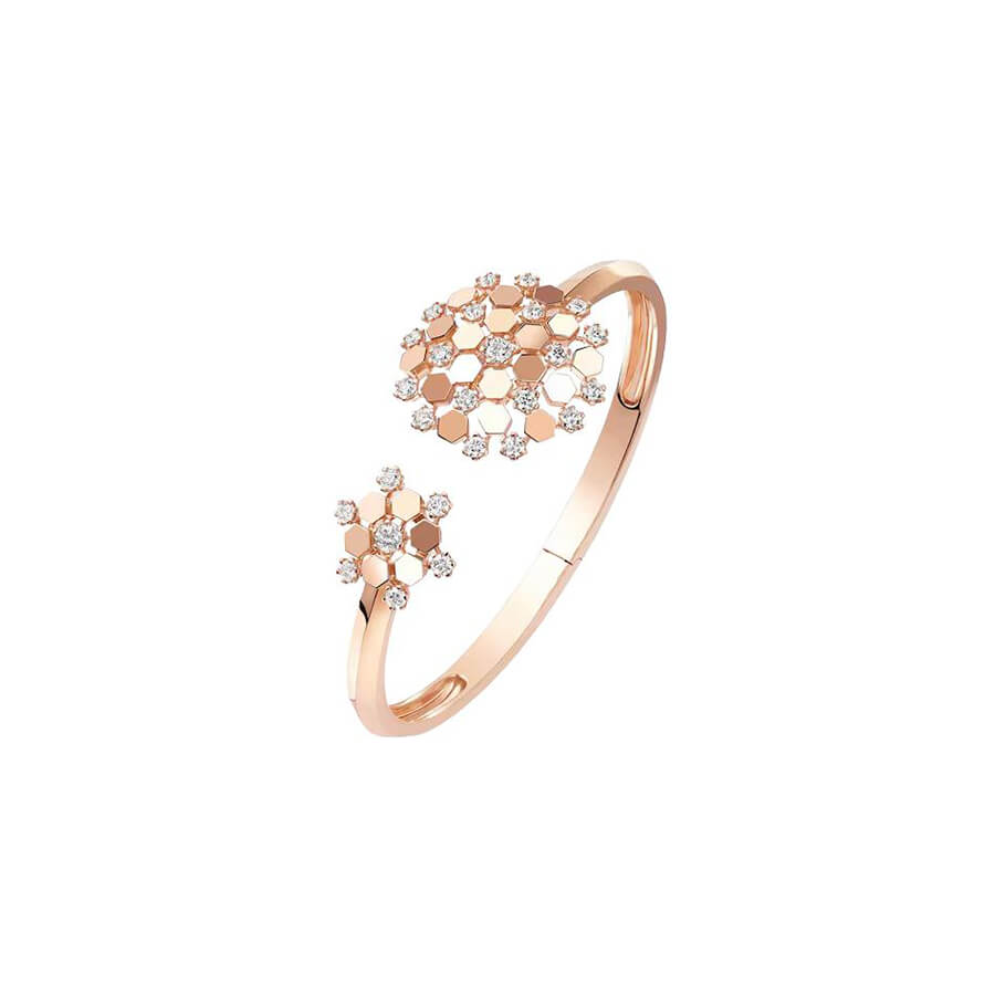 Bracelet Chaumet Bee de Chaumet en or rose et diamants