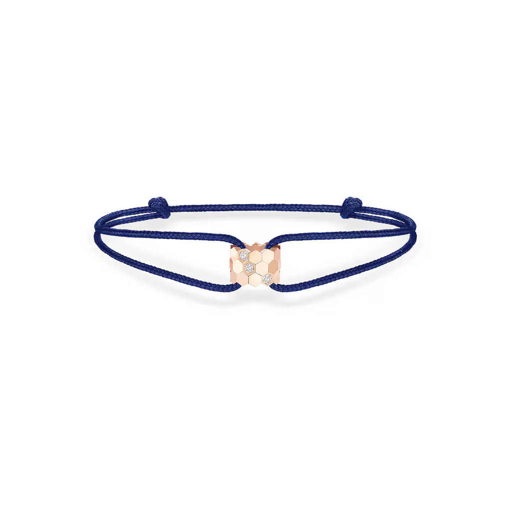 Bracelet Chaumet Bee de Chaumet en or rose et diamants