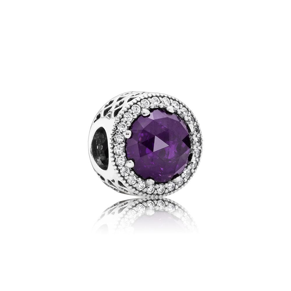 charm violet pandora charm violet pandora