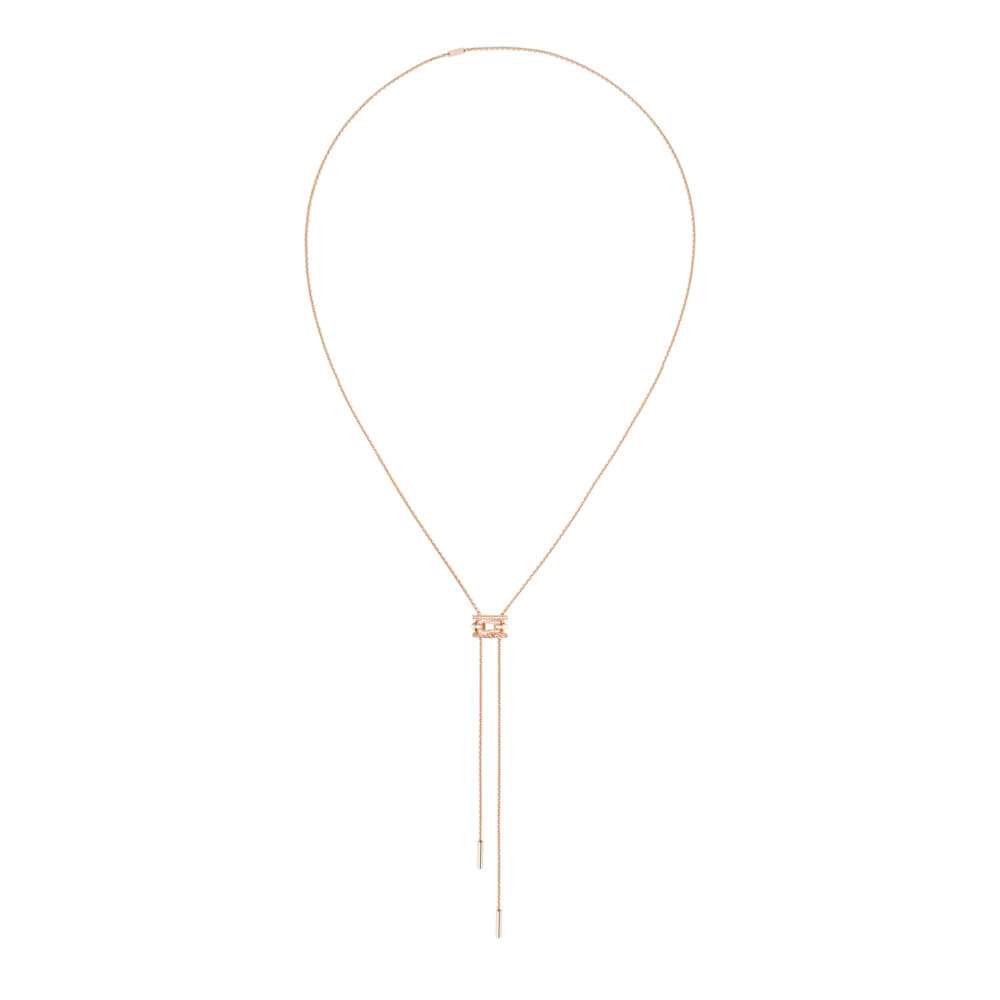 Collier FRED Force 10 Rise en or rose et diamants