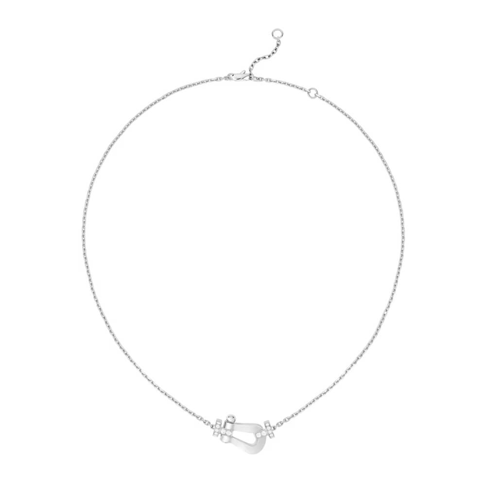 Collier FRED Force 10 Grand Modèle en or blanc et diamants