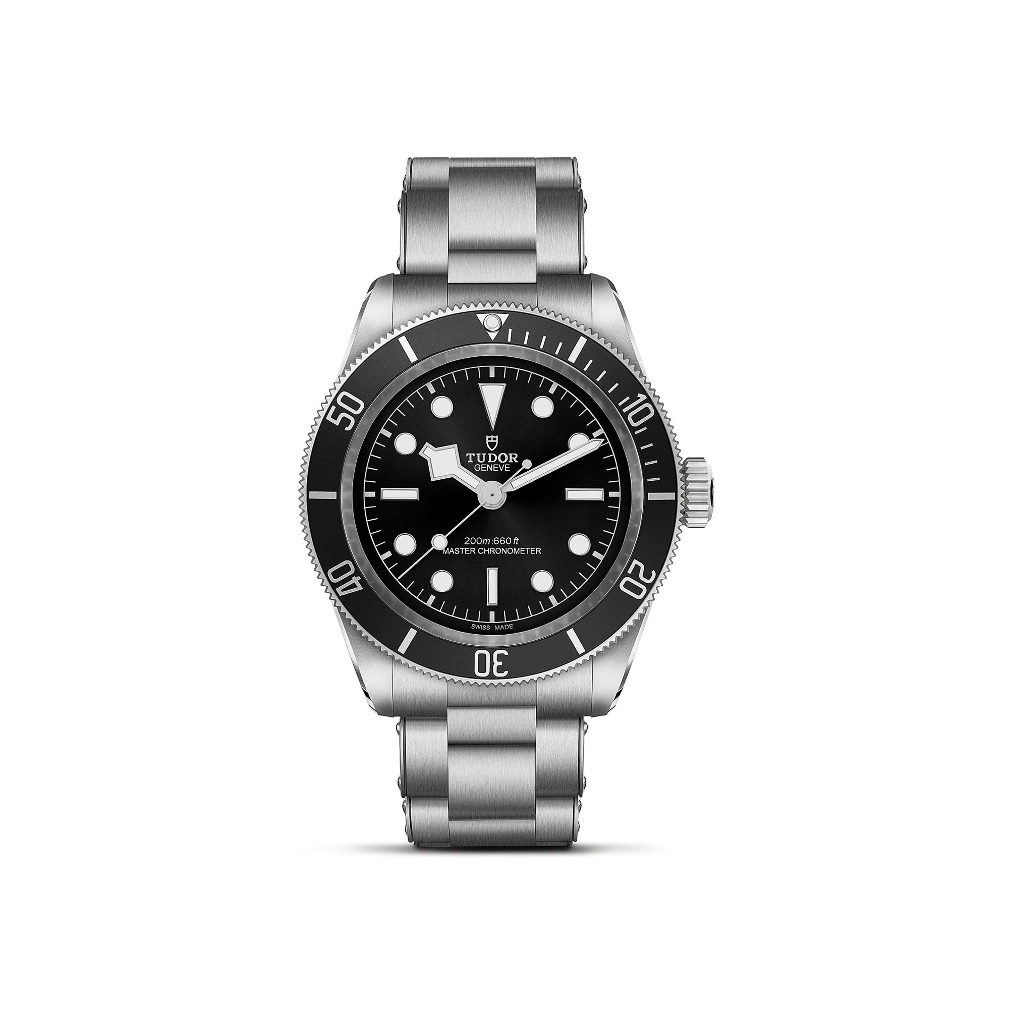 Montre TUDOR Black Bay, boîtier en acier, 41 mm, bracelet en acier