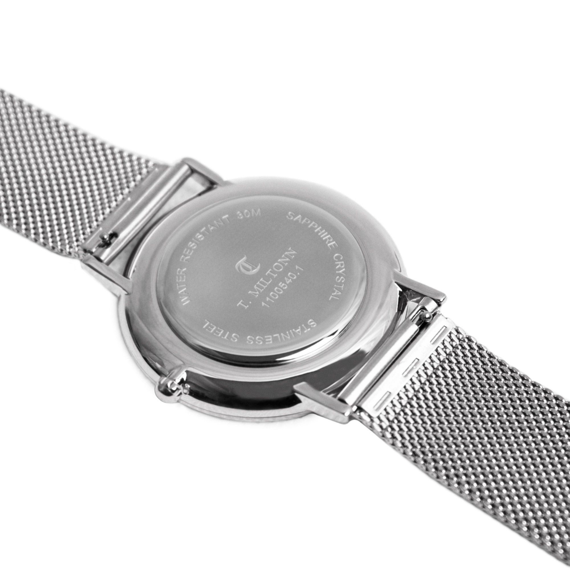 Achat Montre Audacieuse 33mm boîtier acier bracelet maille milanaise acier