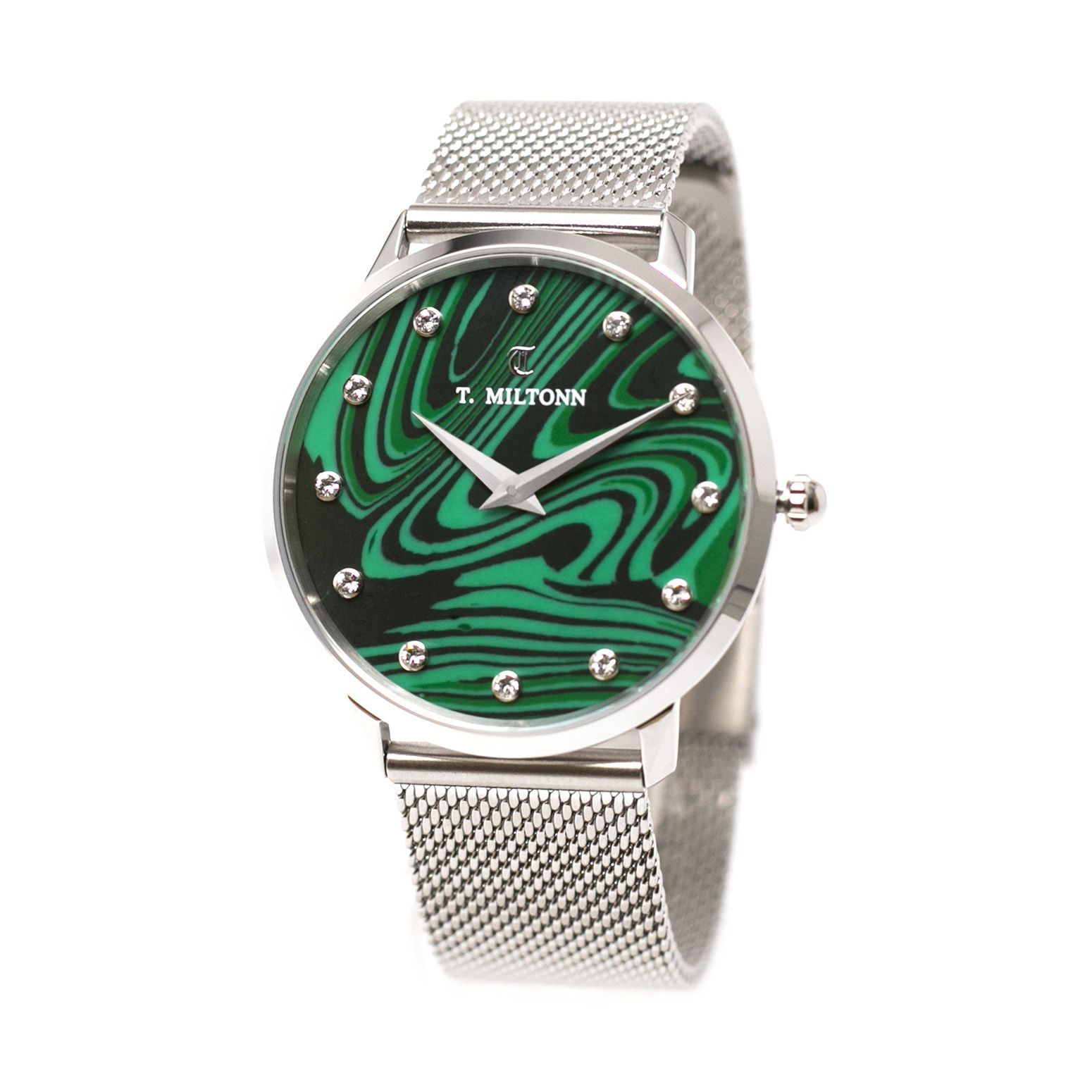 Bracelet pour Montre acier maille milanaise argent