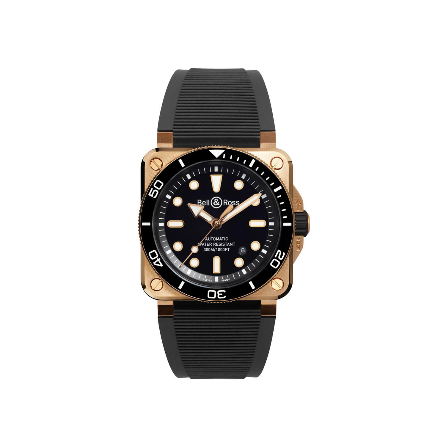 Montre Bell & Ross BR-03 Black Bronze Édition Limitée cadran Noir bracelet Caoutchouc/Synthétique BR03A-D-BL-BR/SRB