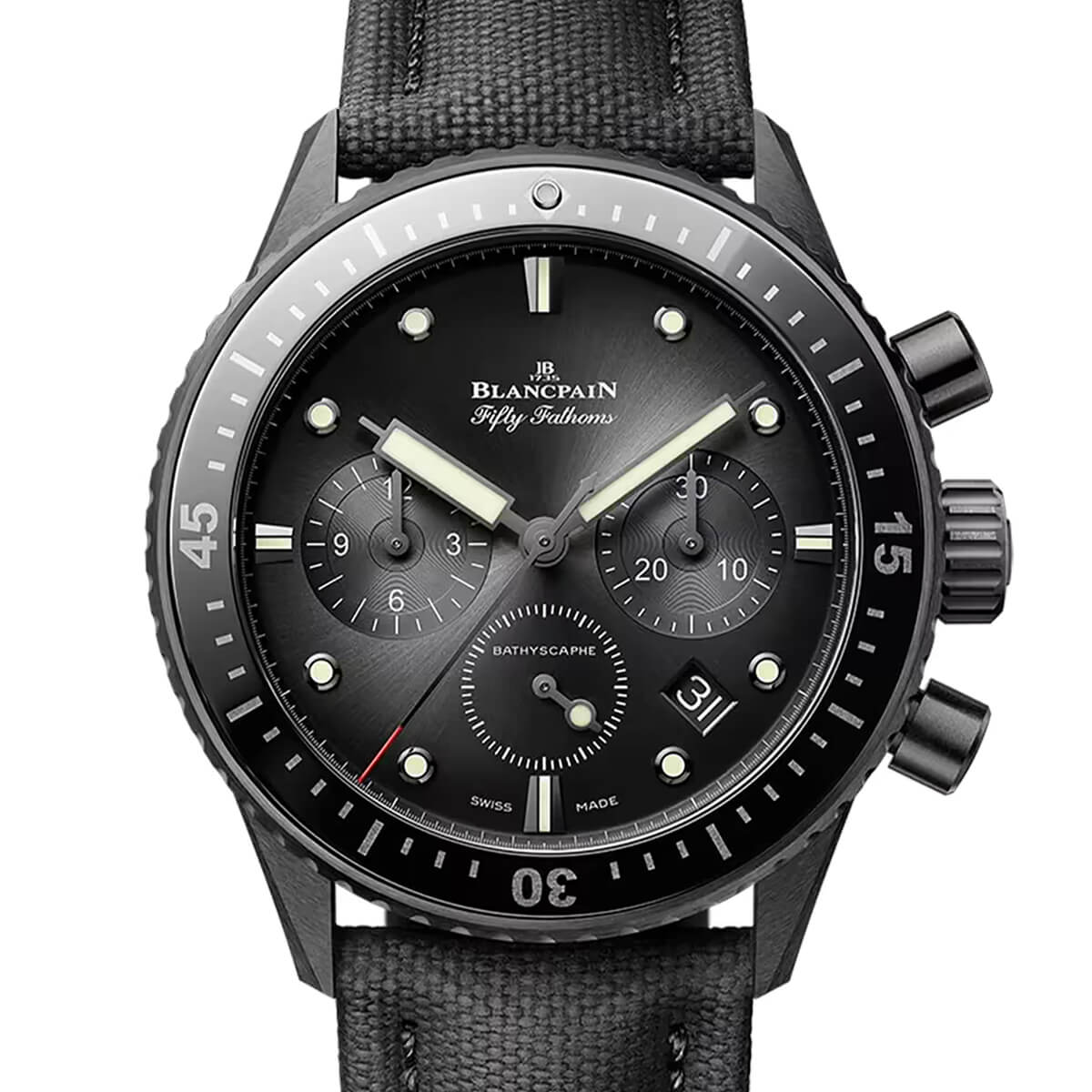 Montre Blancpain Fifty Fathoms Bathyscaphe Chronographe Flyback