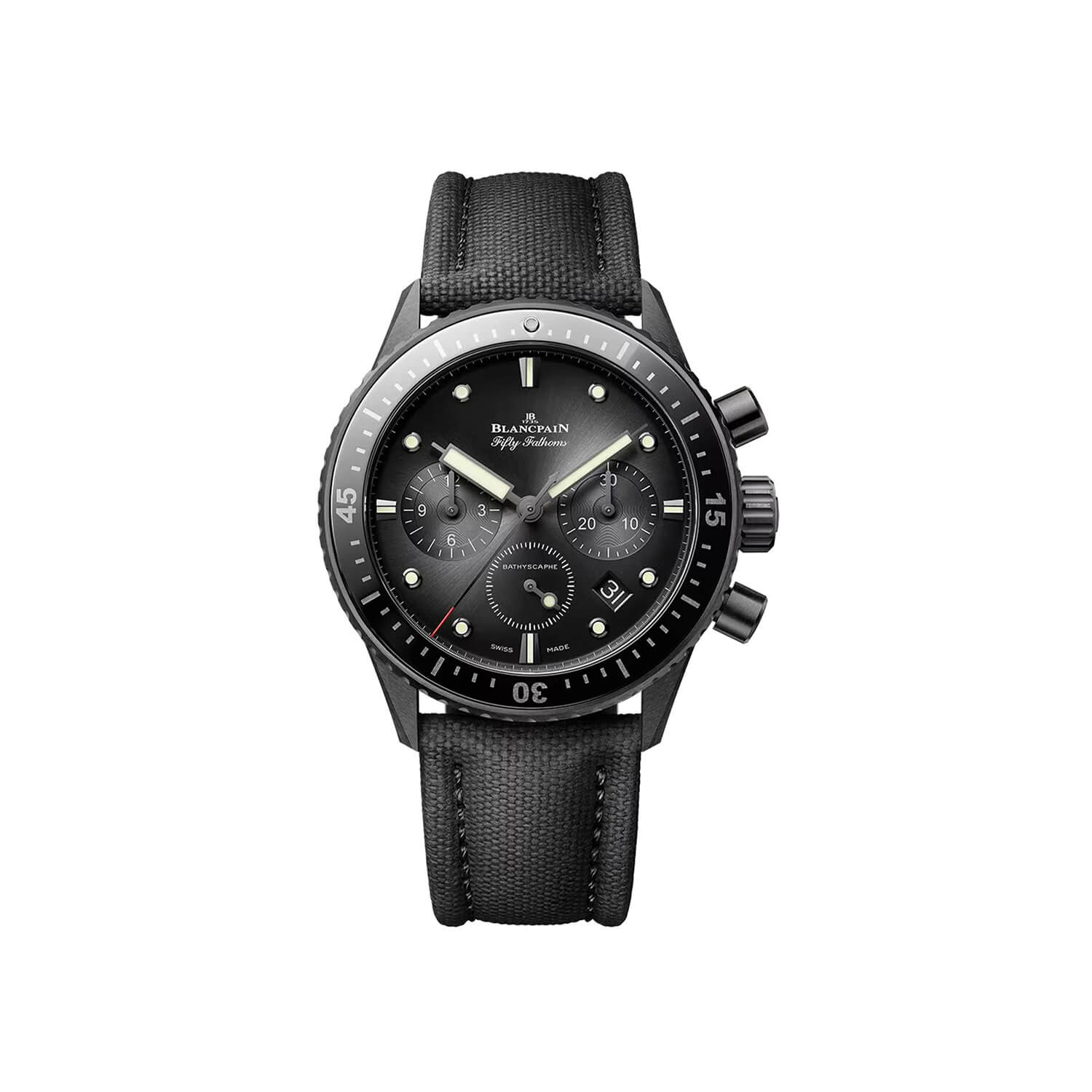 Montre Blancpain Fifty Fathoms Bathyscaphe Chronographe Flyback