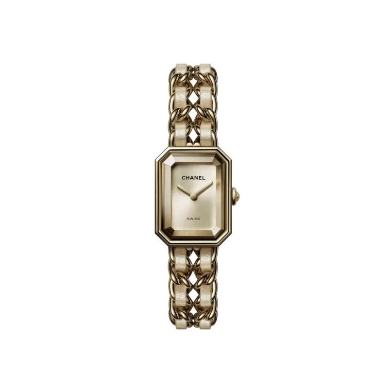 Montre CHANEL Première Chaîne Iconique Mordorée bracelet Acier H11152