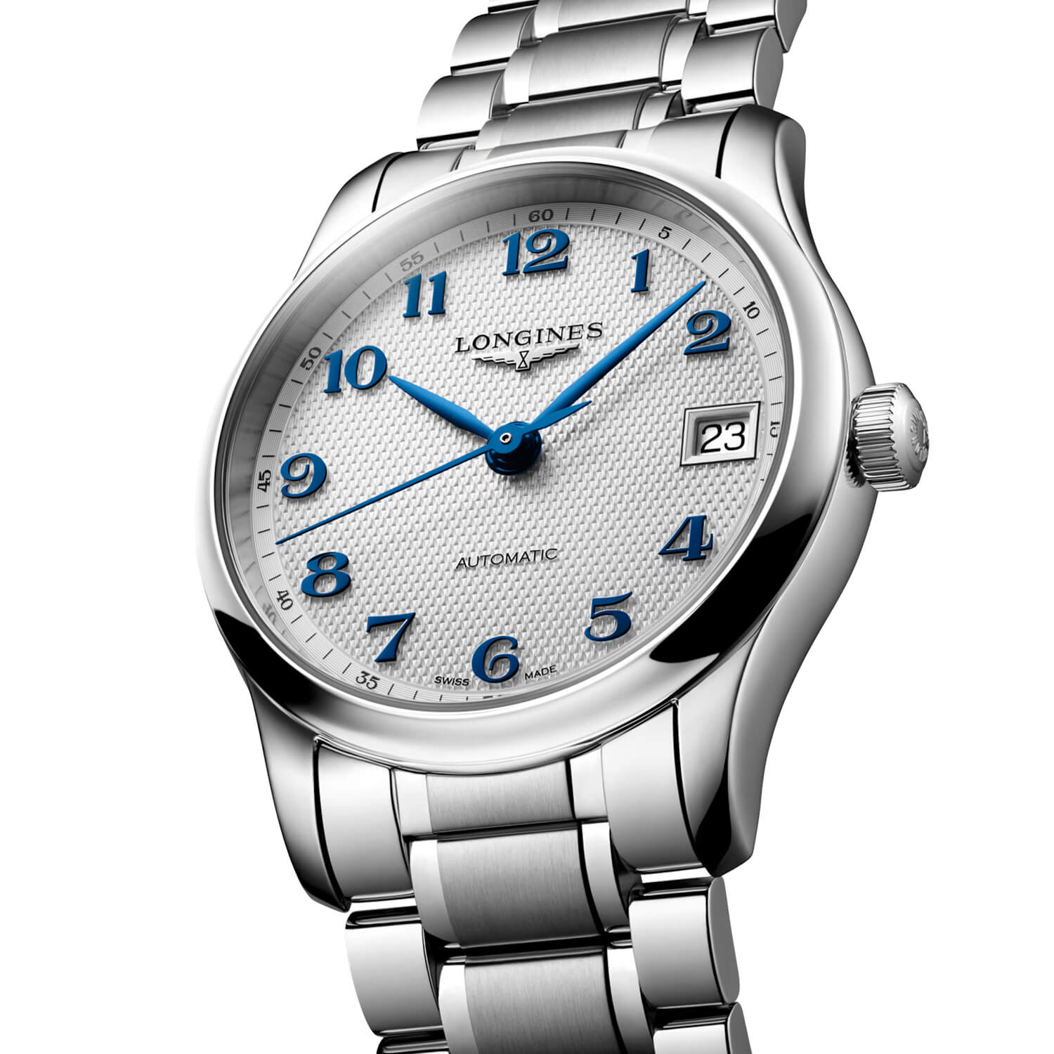 Montre Longines Master Collection L2.449.4.87.6 cadran Argent bracelet Acier L2.450.4.73.6