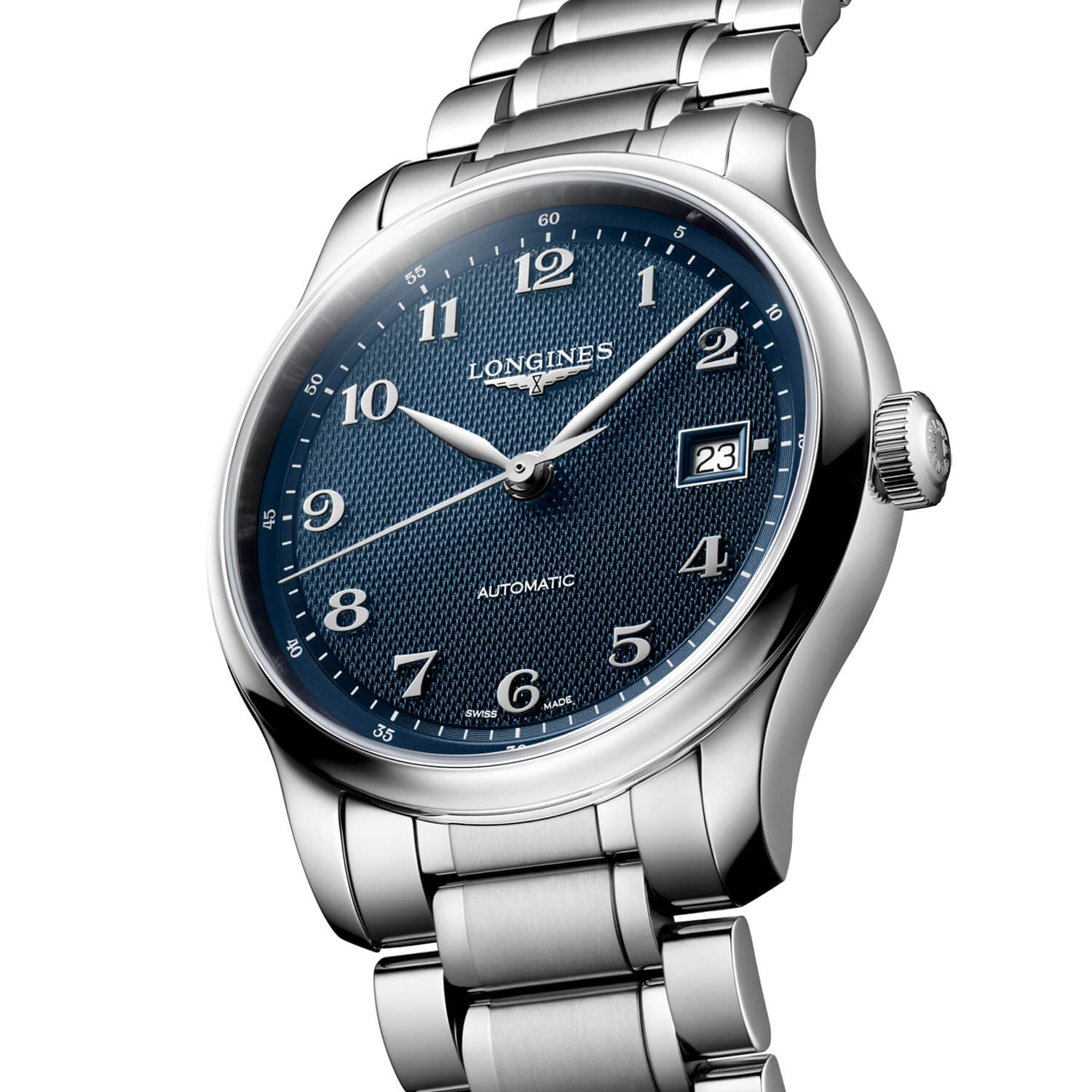 Montre Longines Master Collection L2.949.4.93.6 cadran Bleu bracelet Acier L2.949.4.93.6