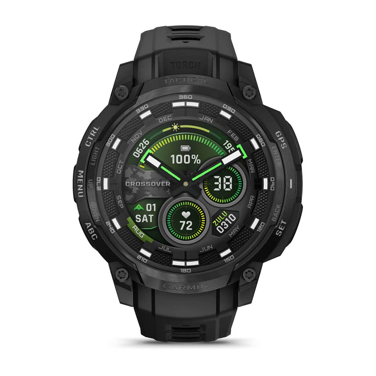Montre Garmin Instinct® Crossover AMOLED Tactical Edition 010-03398-02
