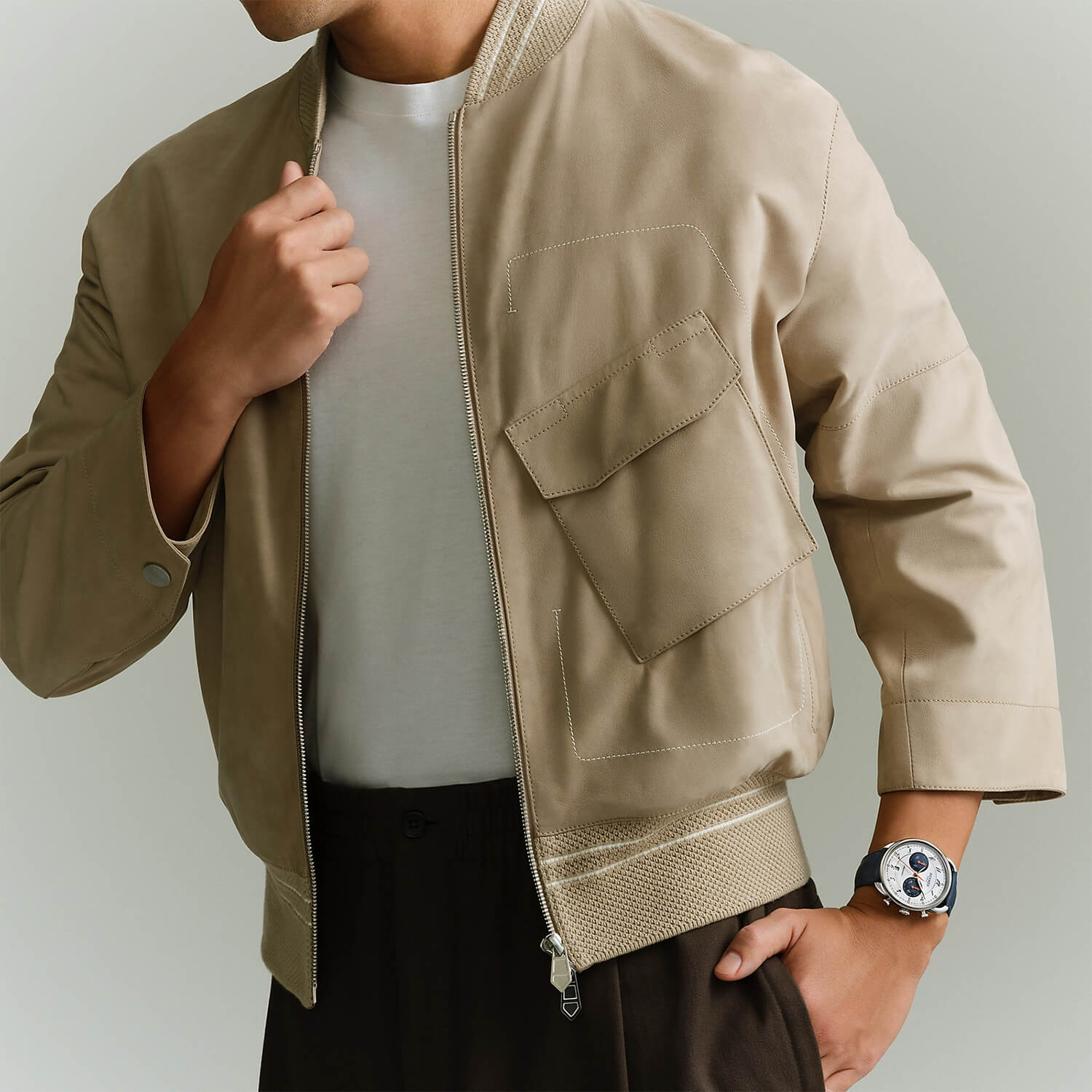 Montre Hermès Arceau Chronographe Très Grand Modèle, 43mm