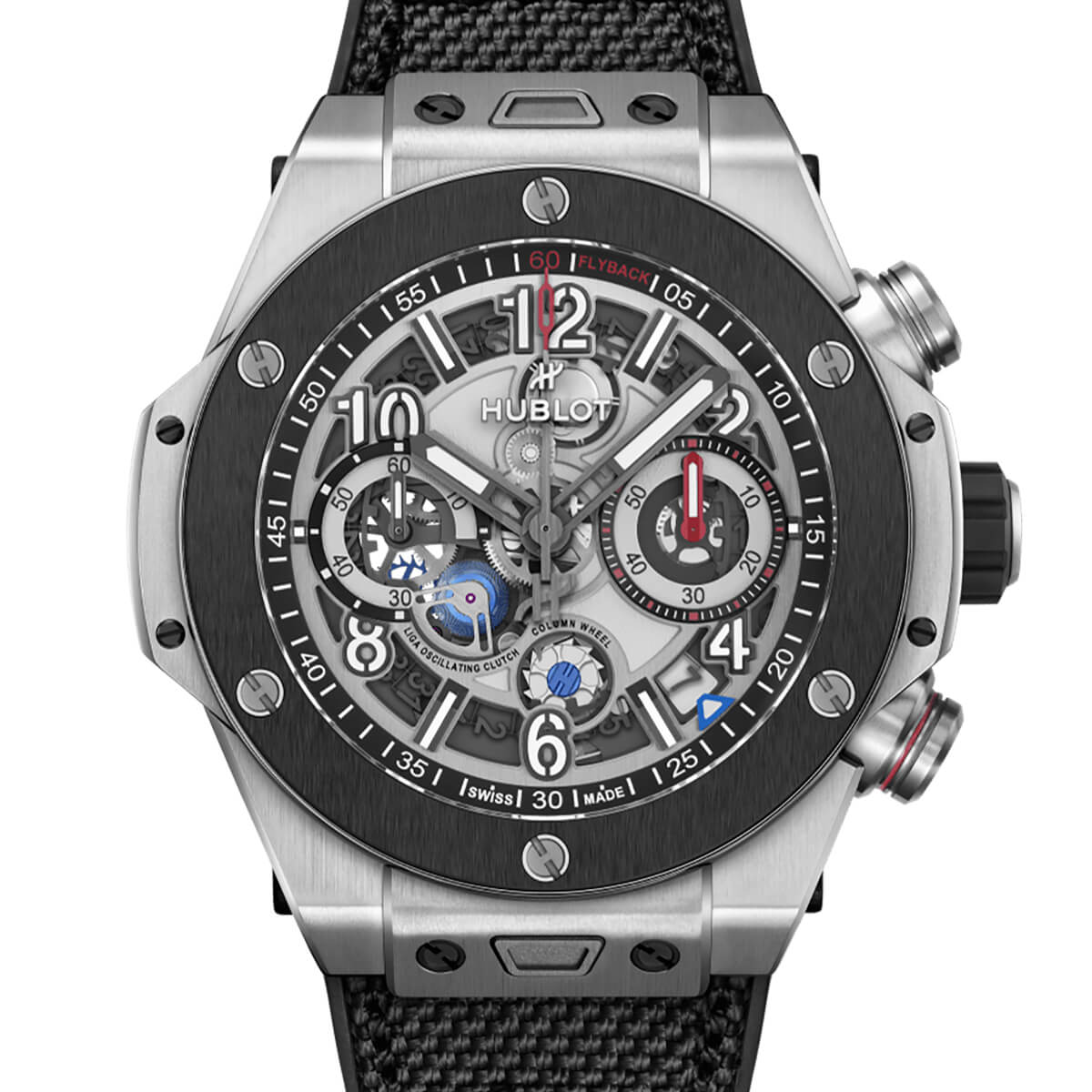 Montre Hublot Big Bang Reloaded Titanium Ceramic cadran Gris bracelet Caoutchouc/Textile 421.NM.1123.NR.RLD