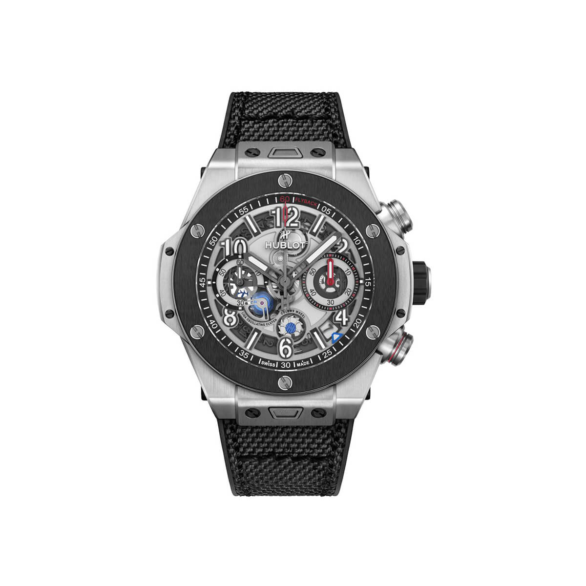 Montre Hublot Big Bang Reloaded Titanium Ceramic cadran Gris bracelet Caoutchouc/Textile 421.NM.1123.NR.RLD
