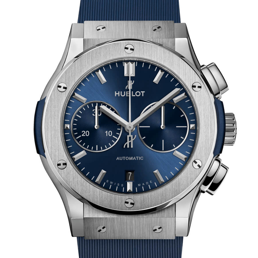 Montre Hublot Classic Fusion Chronograph Titanium Blue 45mm