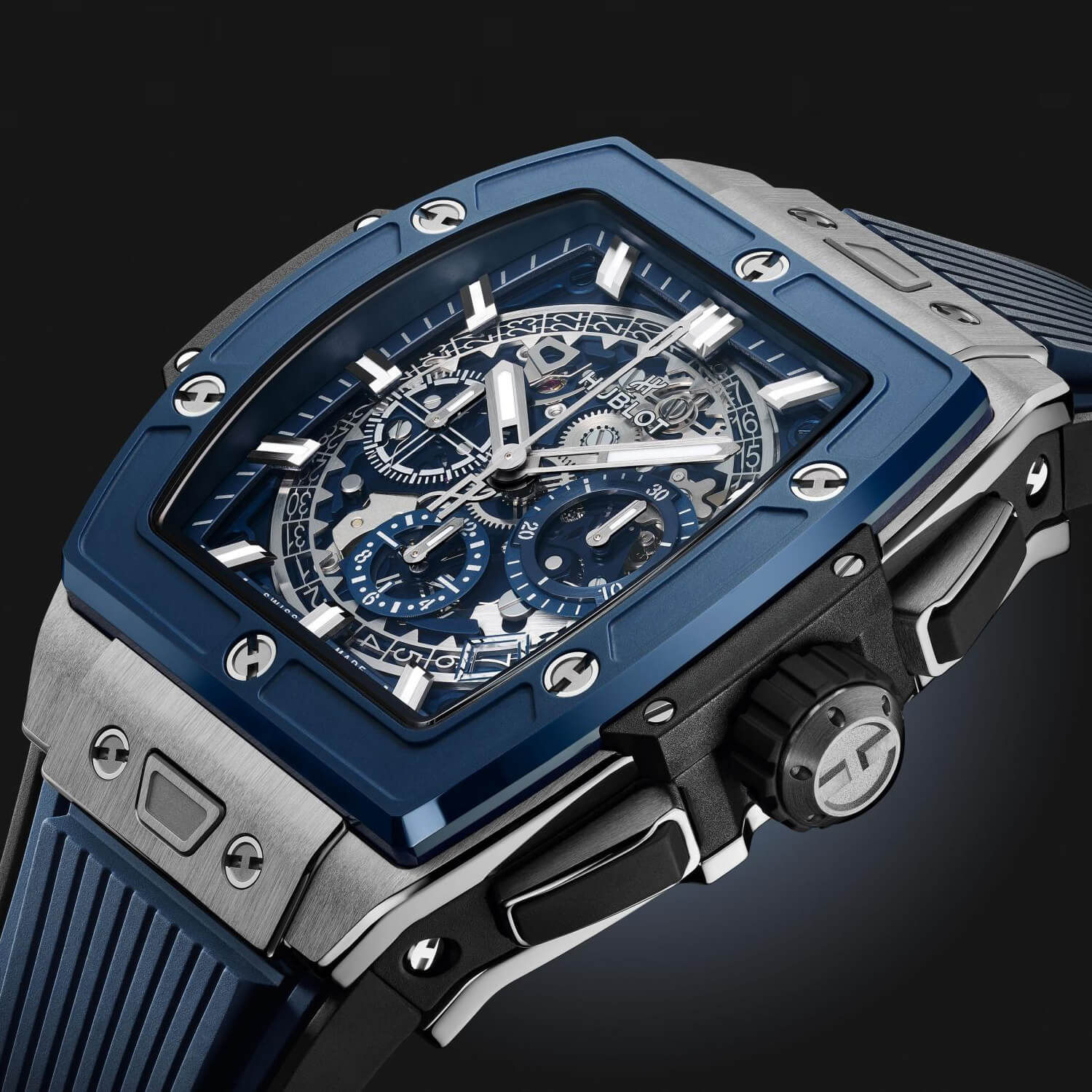 Montre Hublot Spirit of Big Bang Titanium Blue Ceramic 42mm