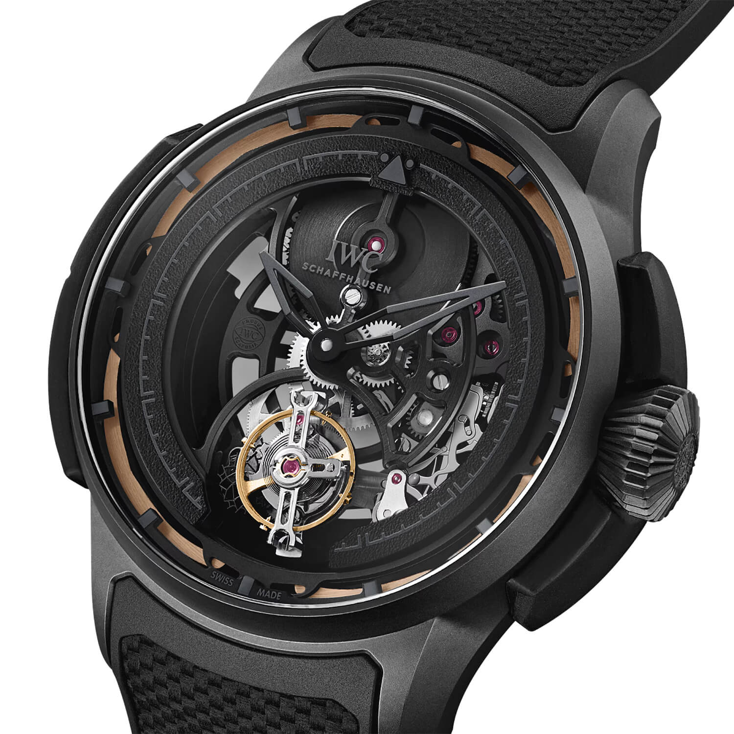 Montre IWC Schaffhausen Grande Montre d’Aviateur Absorption des Chocs Tourbillon Skeleton XPL Édition Limitée