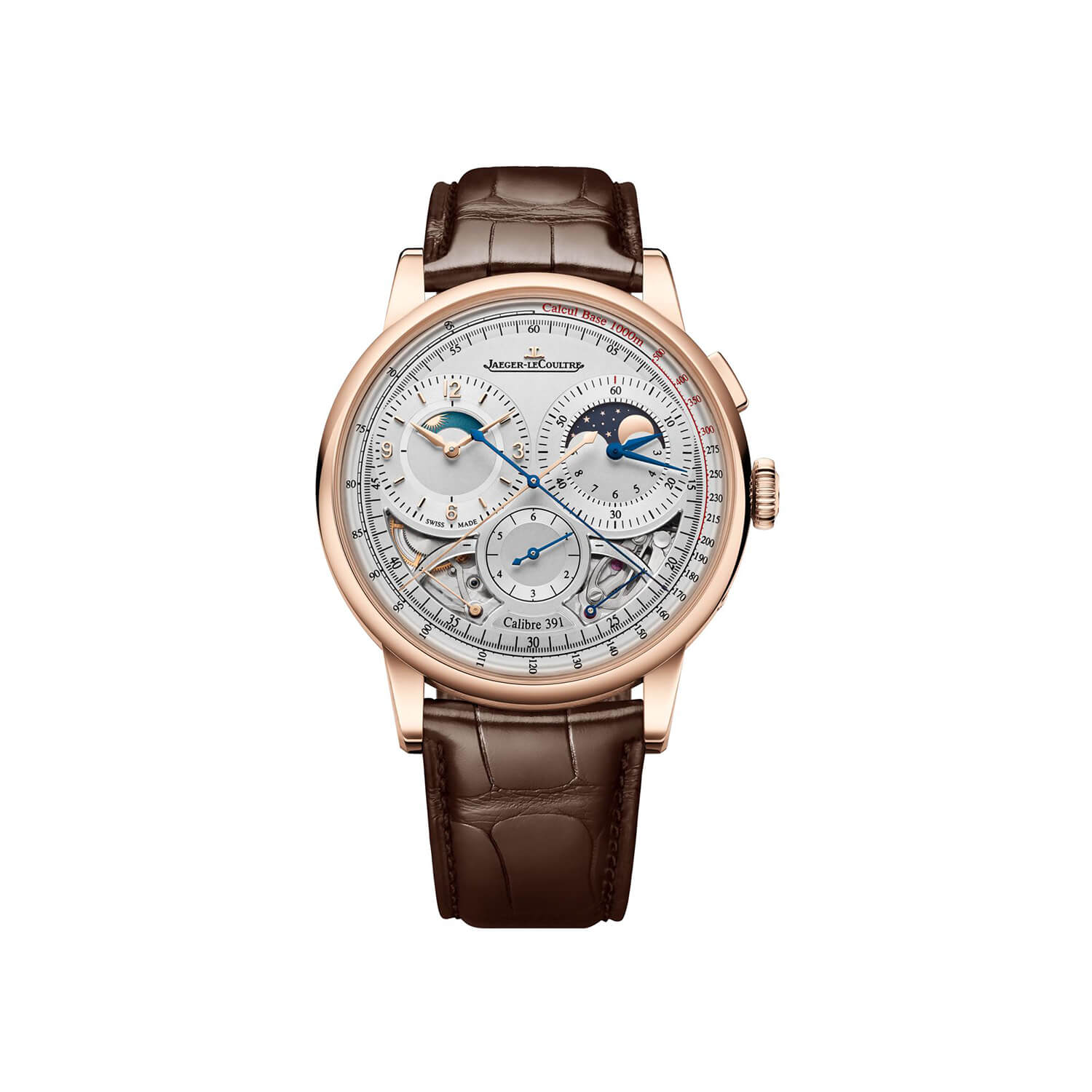 Montre Jaeger-LeCoultre Duomère Chronograph Moon or rose