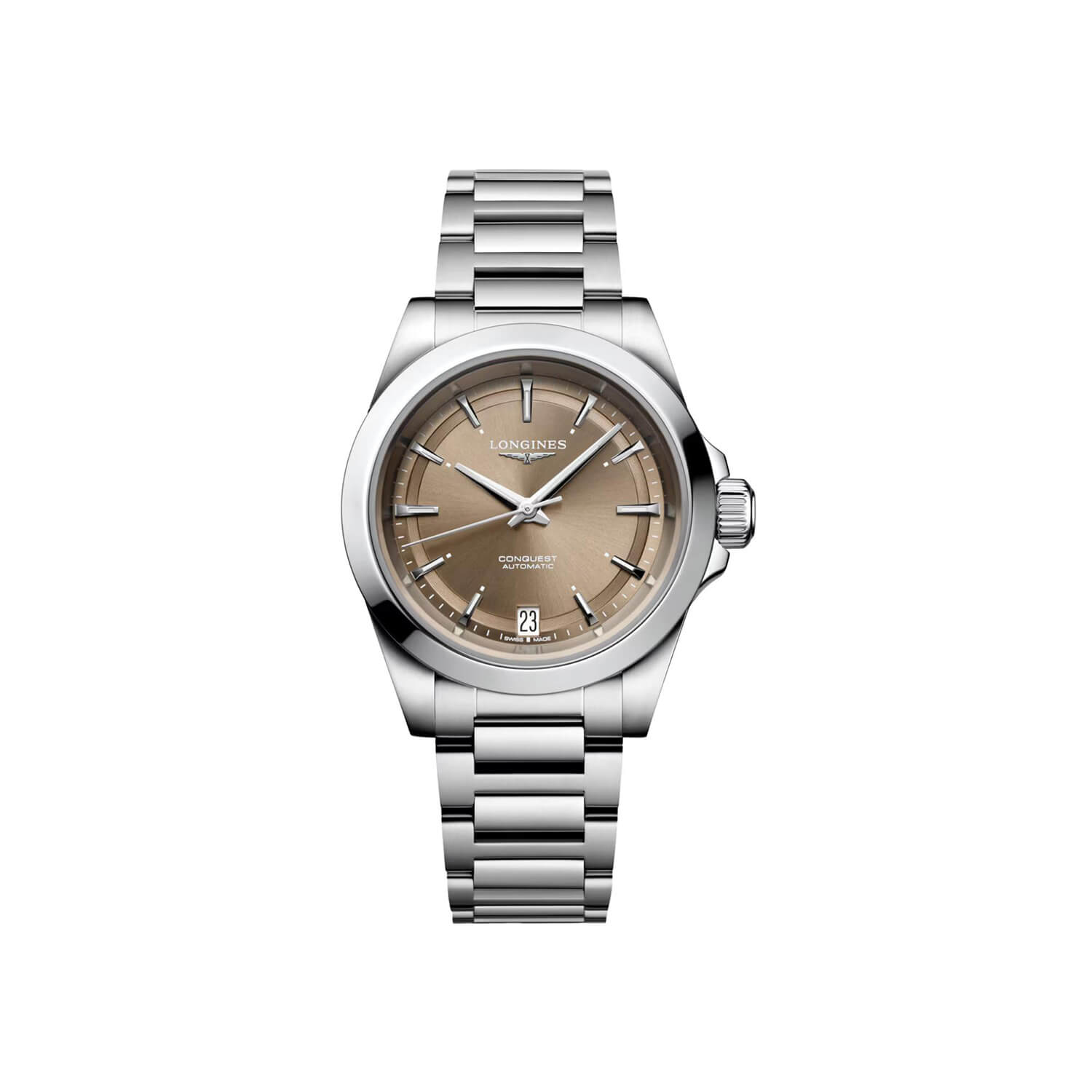 Montre Longines Conquest L3.430.4.62.6 cadran Vert bracelet Acier L3.430.4.62.6