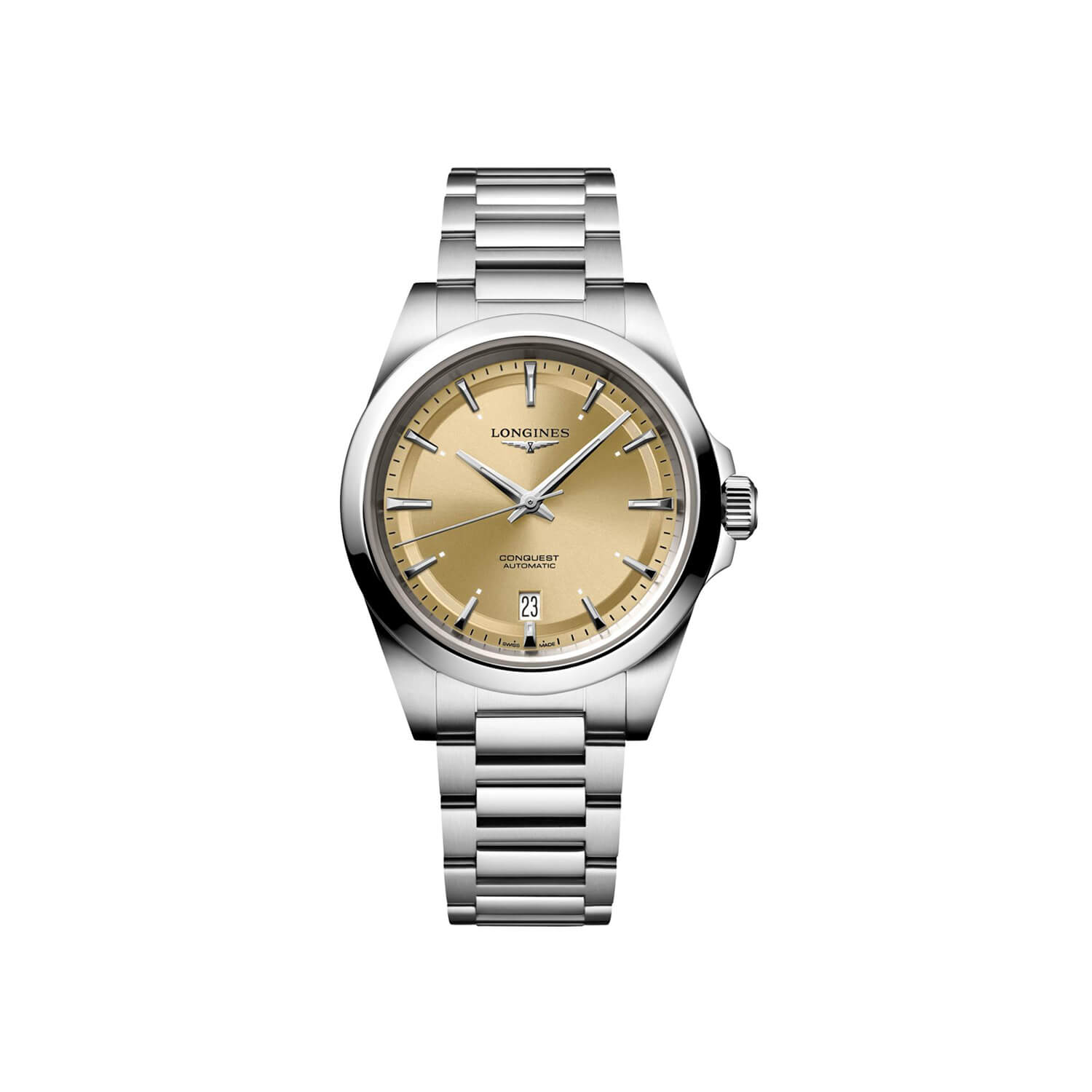 Montre Longines Conquest L3.720.4.62.6 cadran Champagne bracelet Acier L3.720.4.62.6