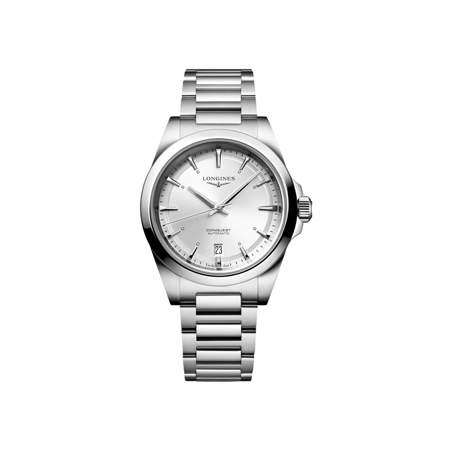 Montre Longines Conquest L3.720.4.72.6 cadran Argent bracelet Acier L3.720.4.72.6