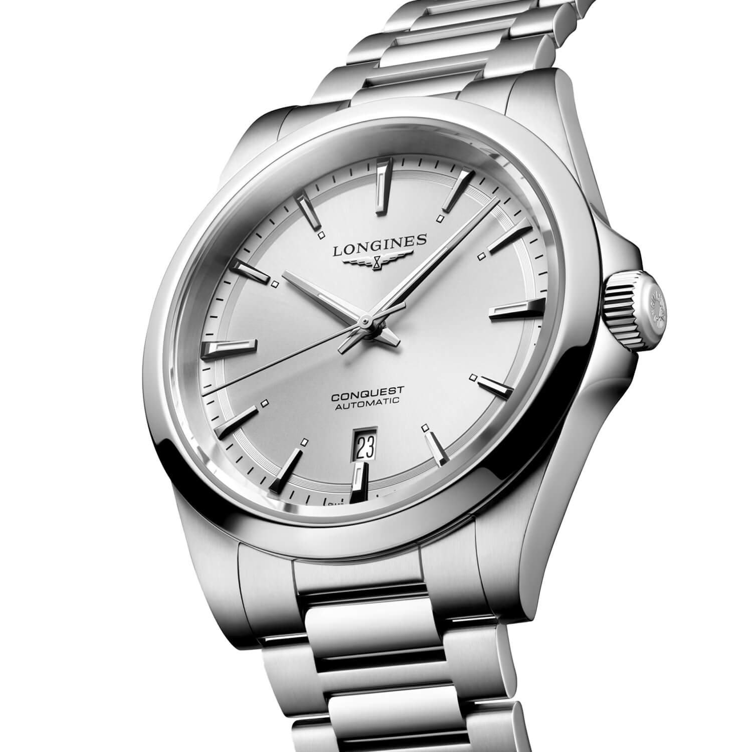Montre Longines Conquest L3.830.4.72.6 cadran Argent bracelet Acier L3.830.4.72.6