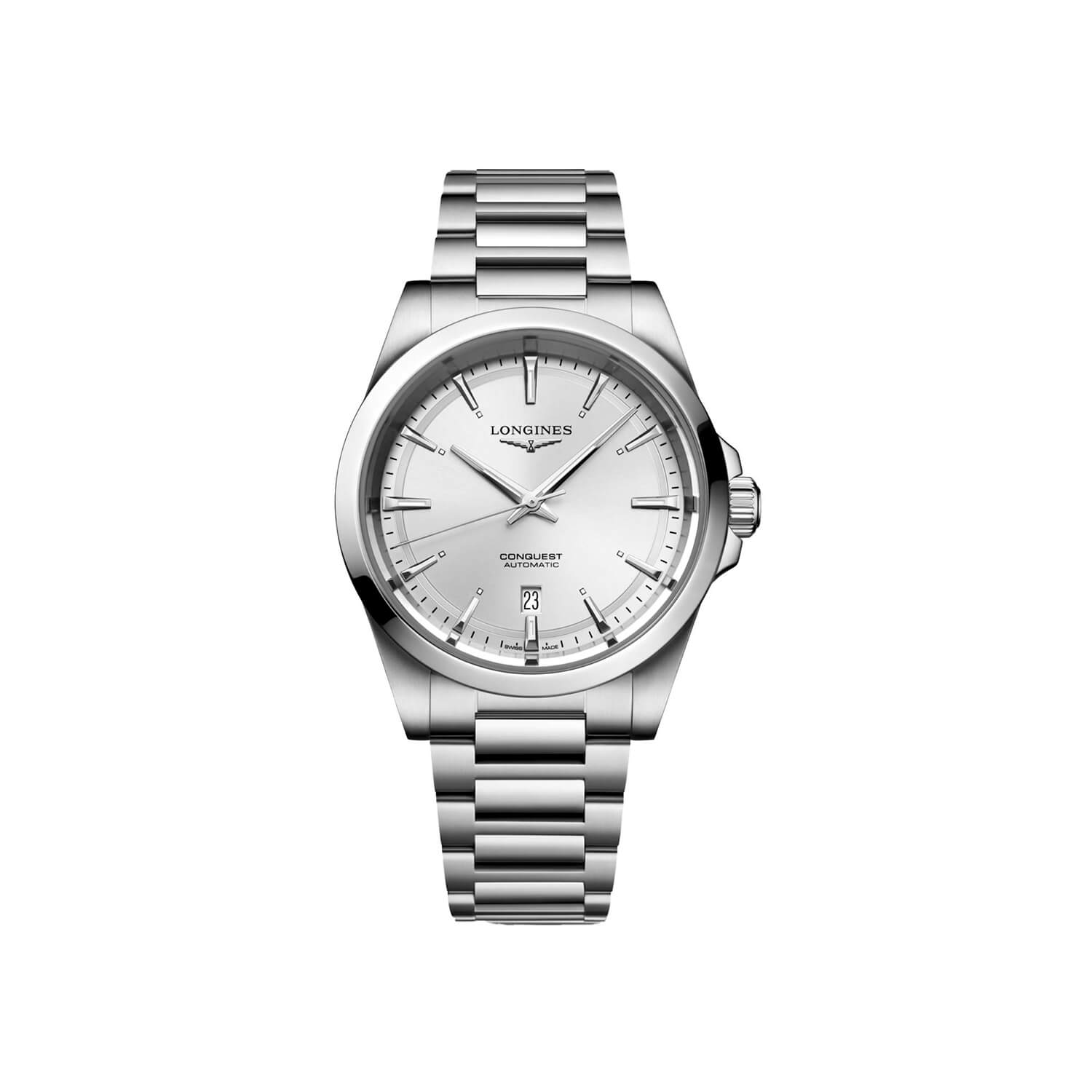 Montre Longines Conquest L3.830.4.72.6 cadran Argent bracelet Acier L3.830.4.72.6