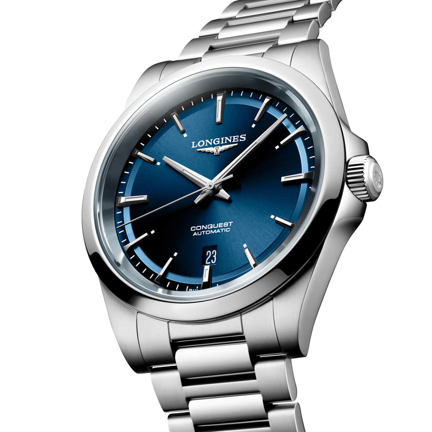 Montre Longines Conquest L3.830.4.92.6 cadran Bleu bracelet Acier L3.830.4.92.6