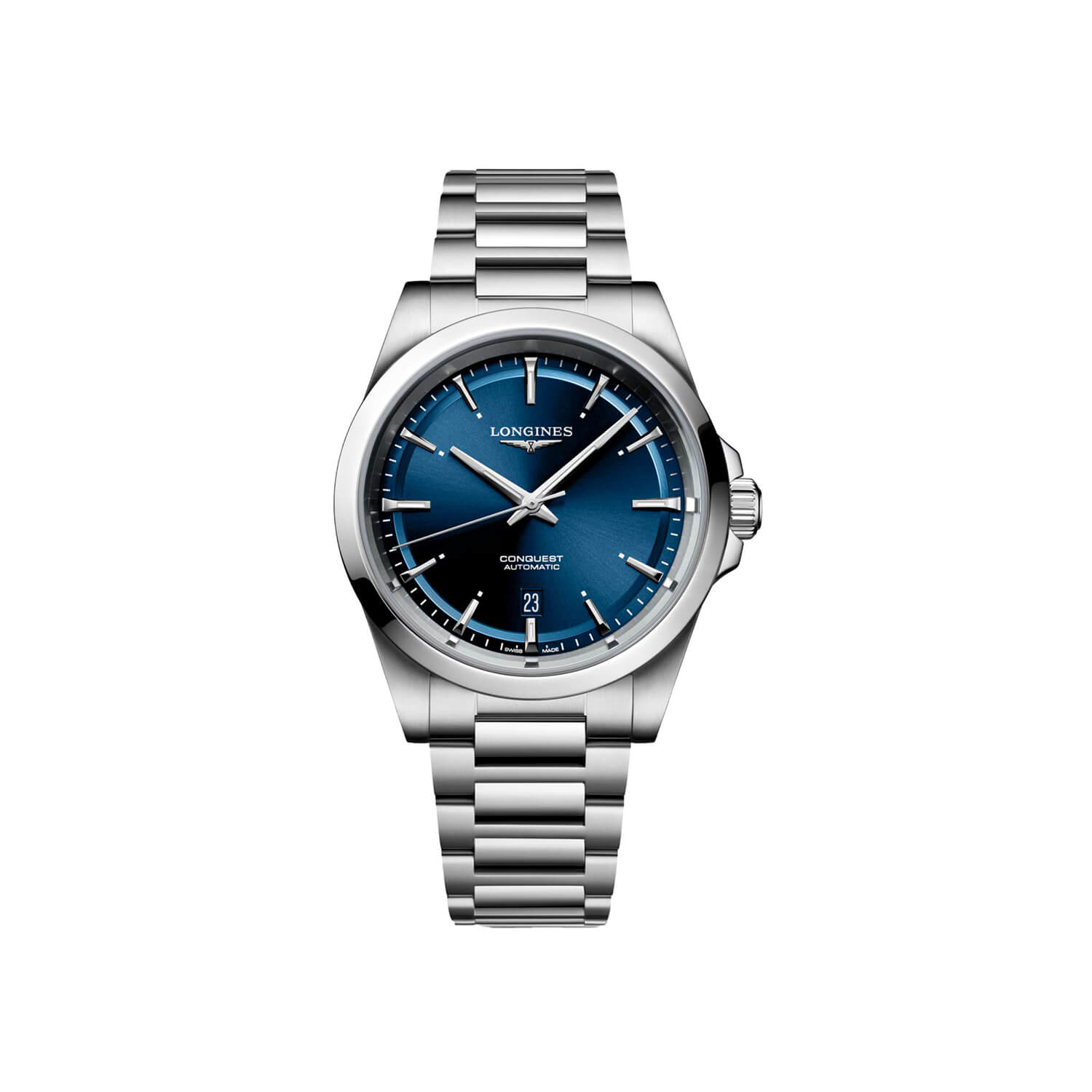 Montre Longines Conquest L3.830.4.92.6 cadran Bleu bracelet Acier L3.830.4.92.6