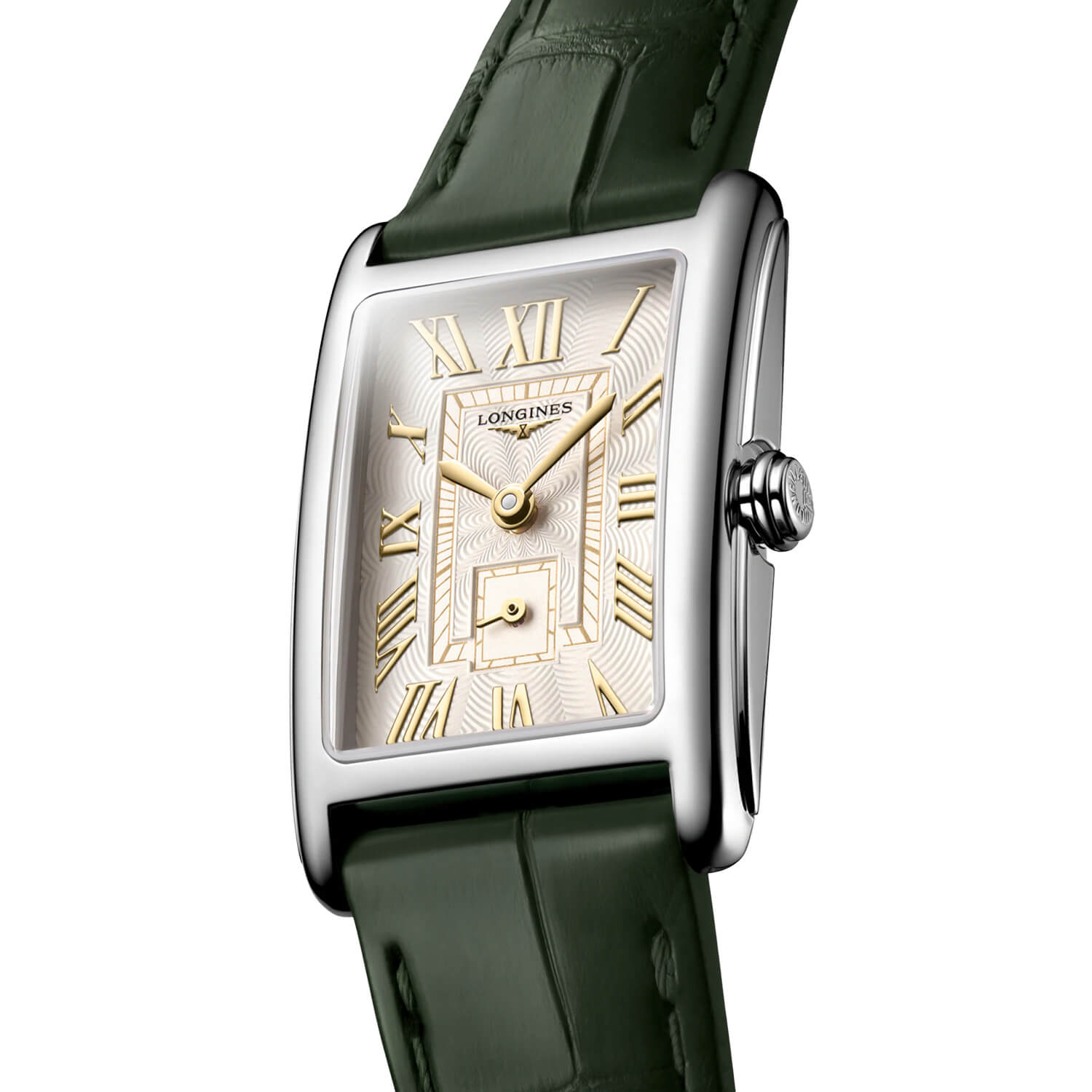 Montre Longines DolceVita L5.255.4.08.2 cadran Ivoire bracelet Cuir d'alligator L5.255.4.08.2