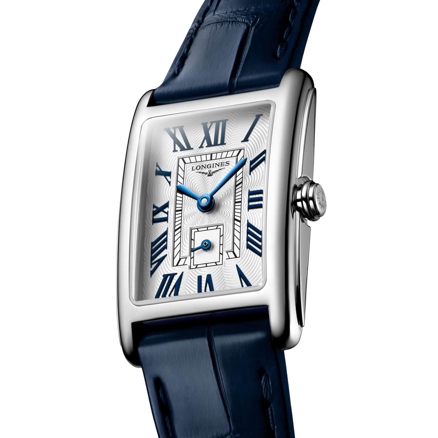 Montre Longines DolceVita L5.255.4.70.2 cadran Argent bracelet Cuir d'alligator L5.255.4.70.2