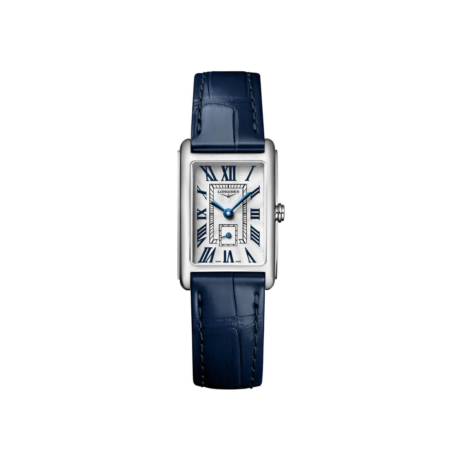 Montre Longines DolceVita L5.255.4.70.2 cadran Argent bracelet Cuir d'alligator L5.255.4.70.2